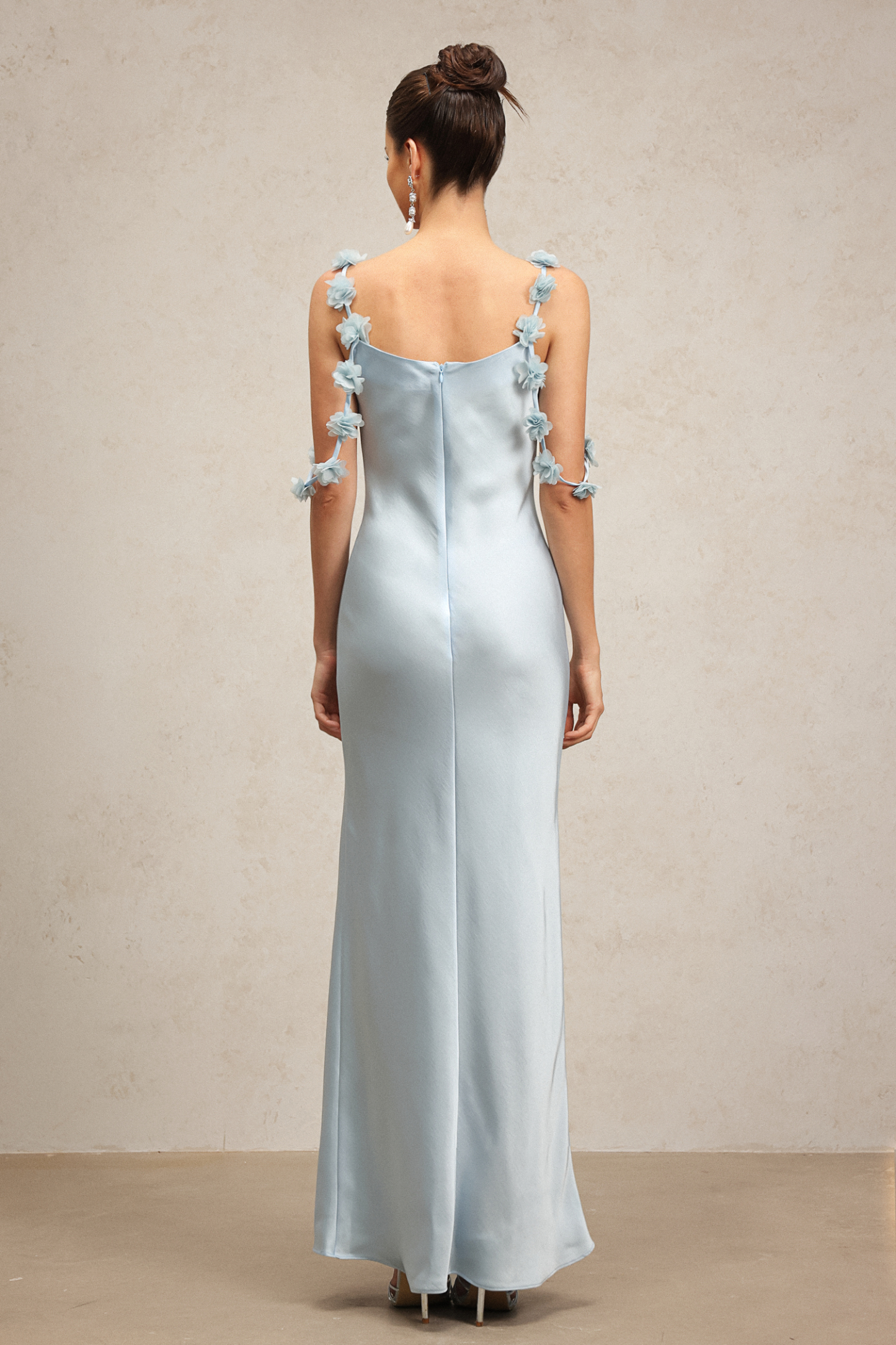 Werko Sleeveless Flowers Maxi Dress