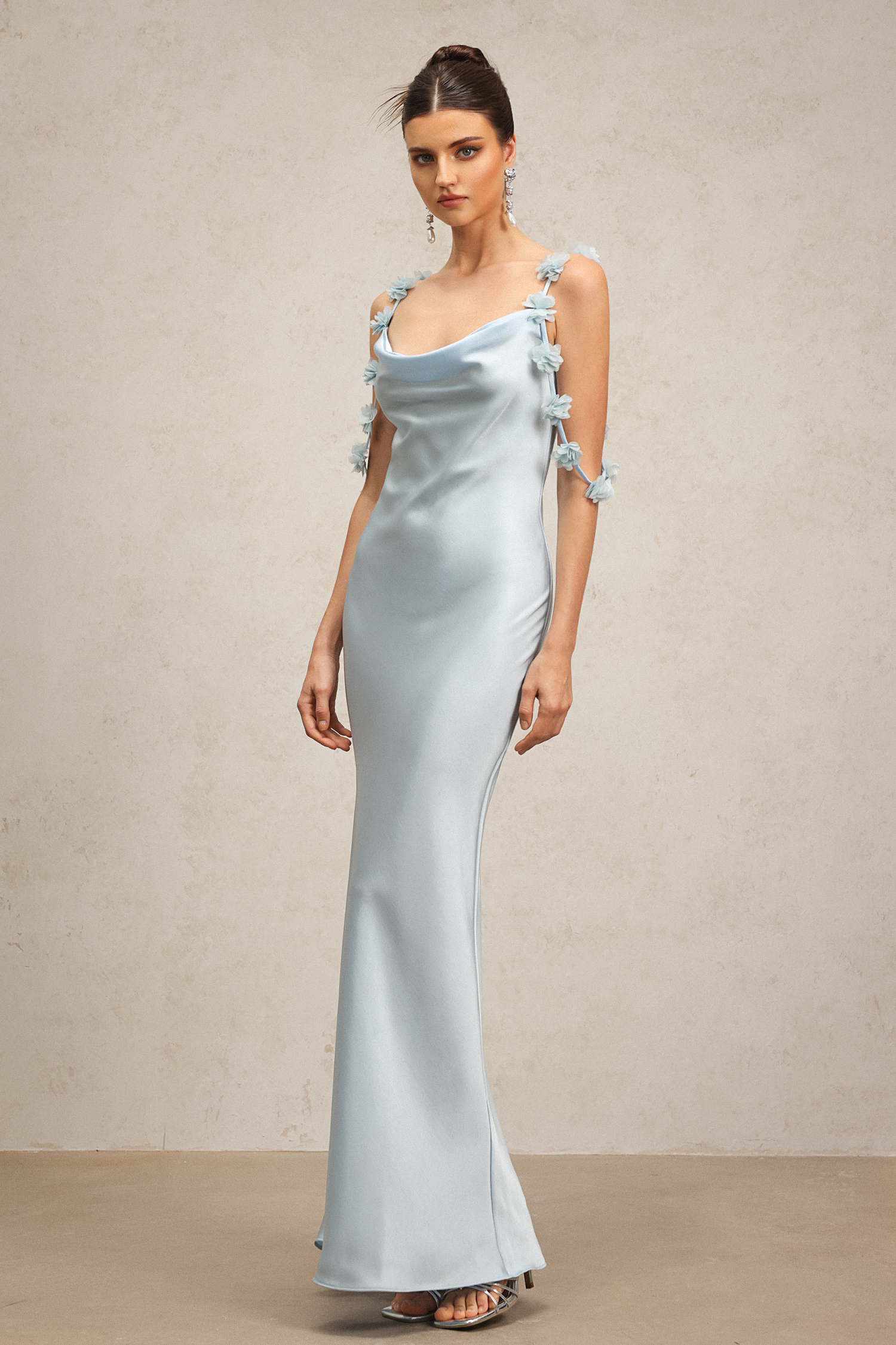 Werko Sleeveless Flowers Maxi Dress
