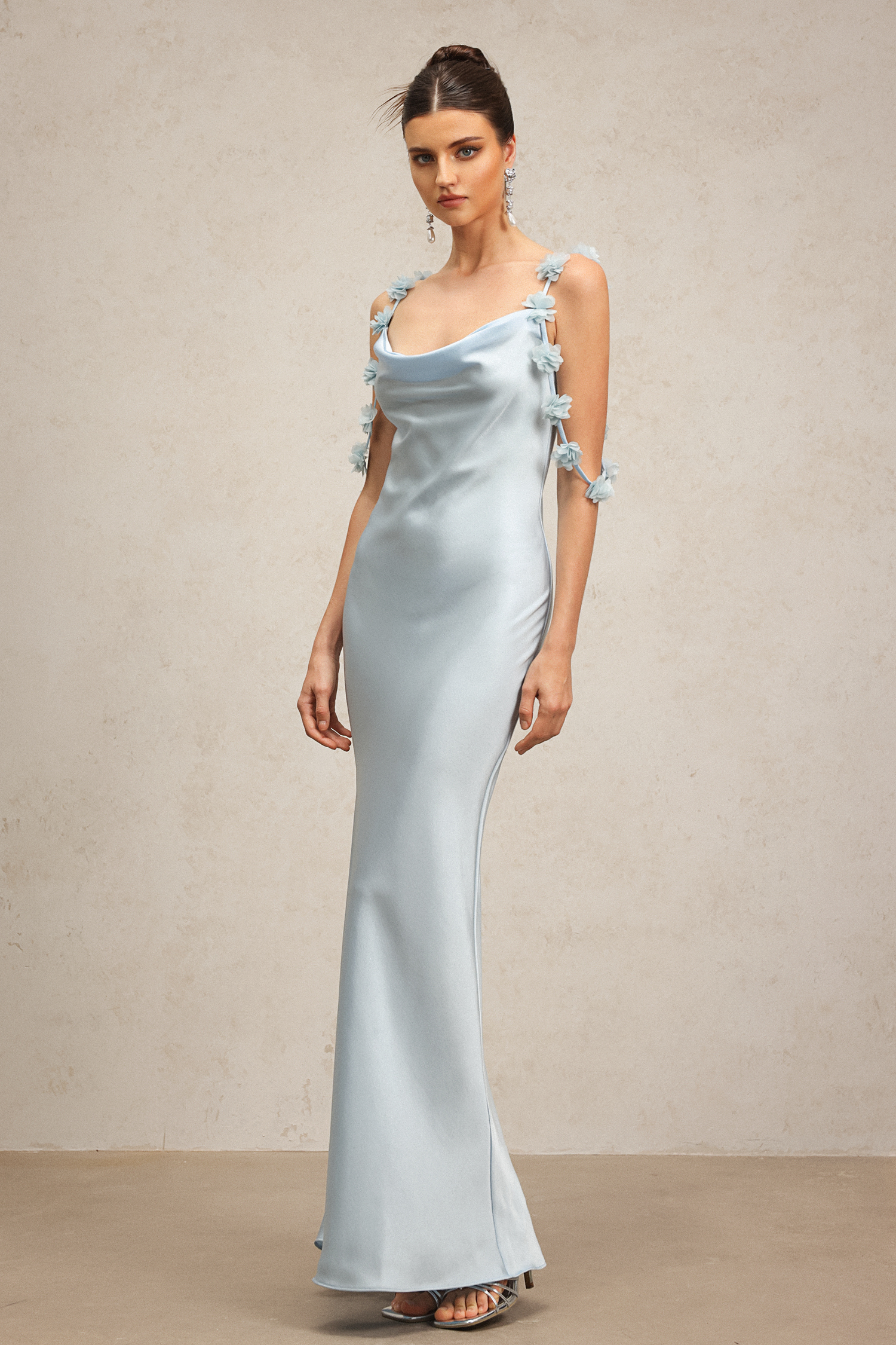 Werko Sleeveless Flowers Maxi Dress