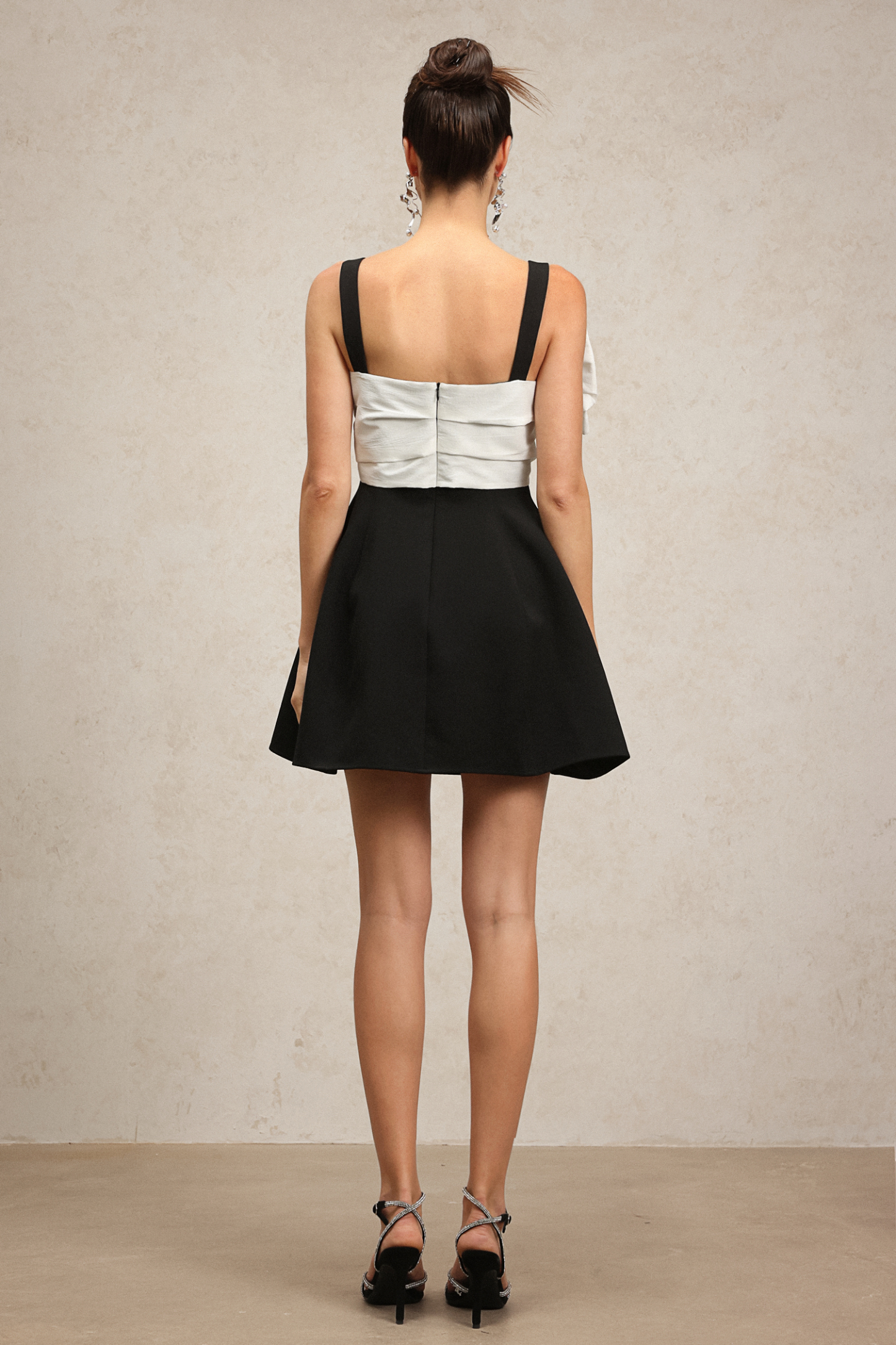 Thalassa Sleeveless Bow Mini Dress
