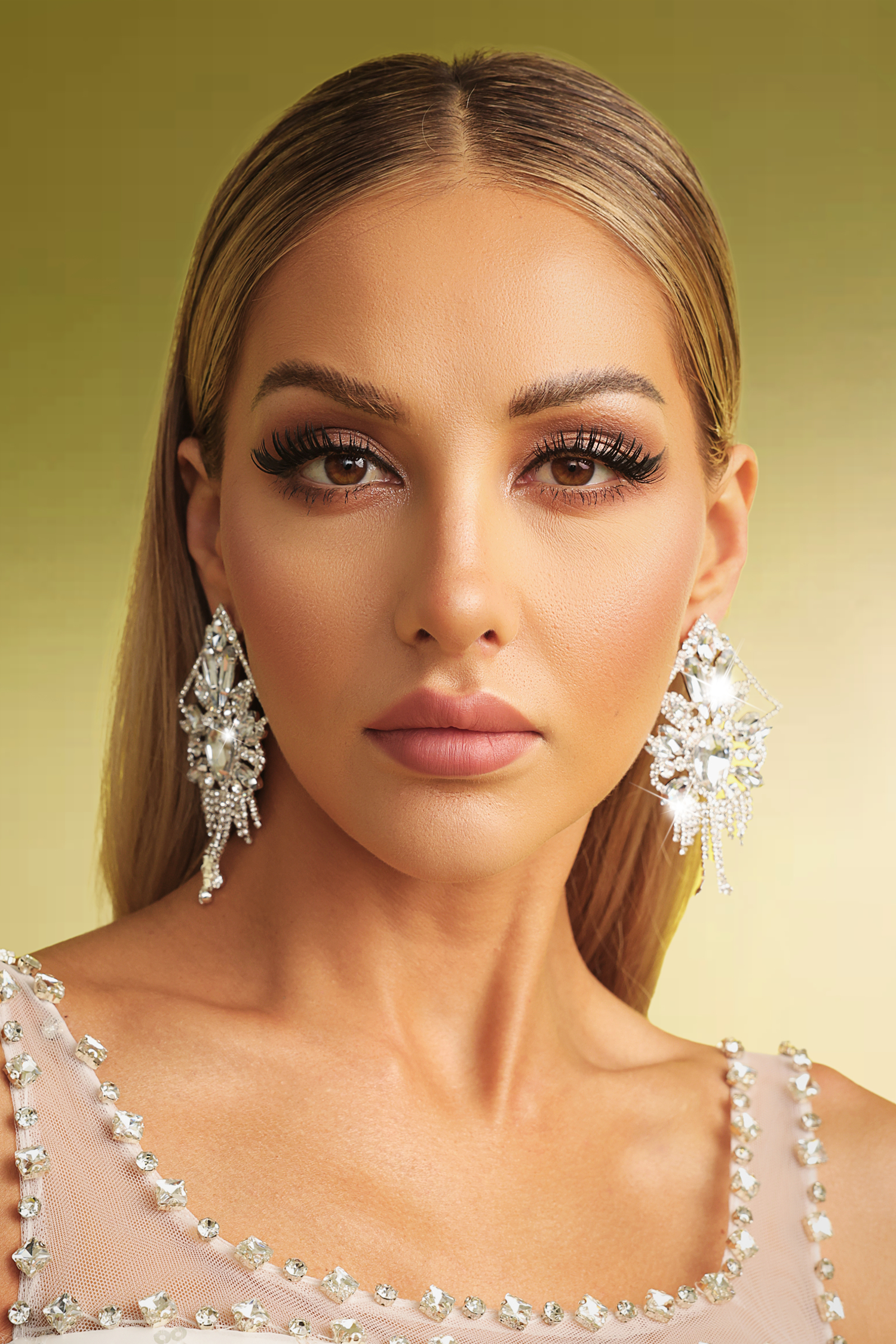 nini Zeren Geometry Diamond Tassels Earrings – Bellabarnett