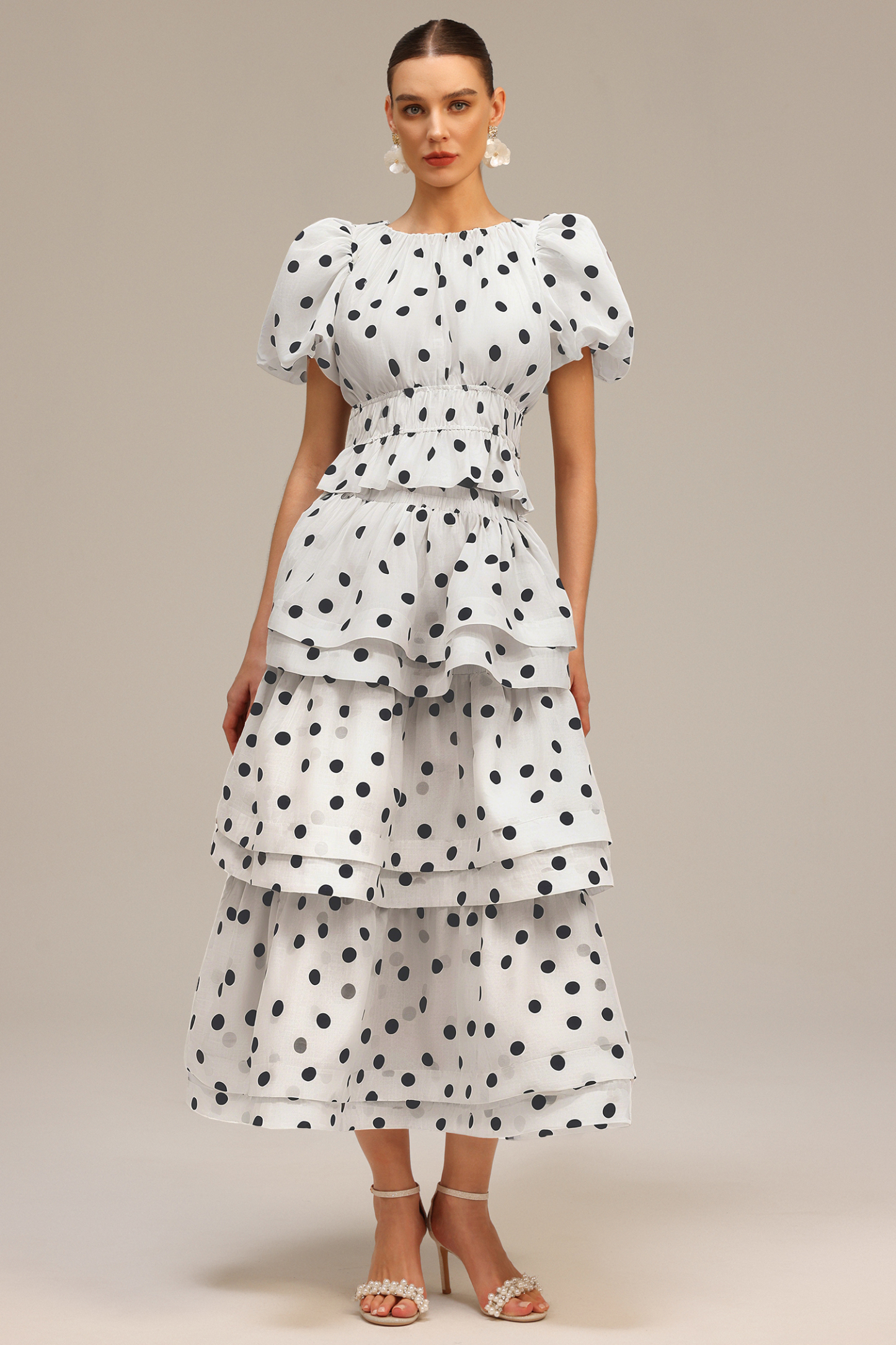 【美品！】BIBIY ANNA PUFF TOP WHITE チュール トップス Puff Sleeve Bubble Top Bright White - ROTATE Birger Christensen