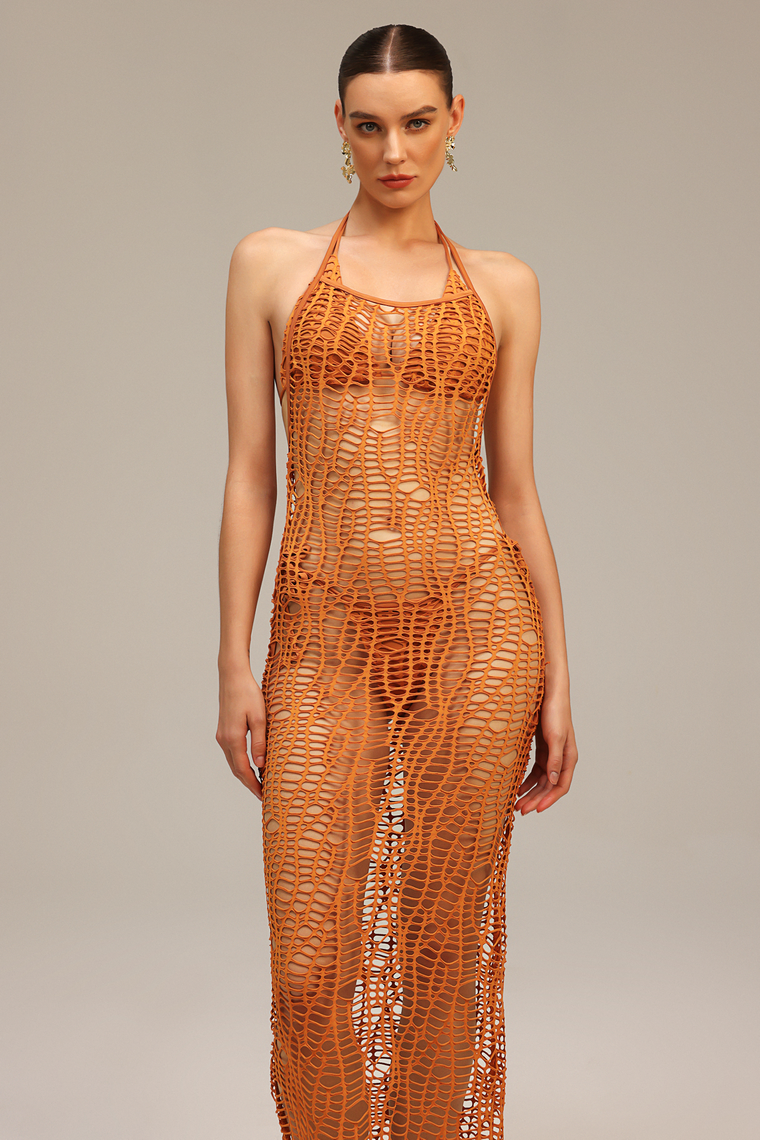 Maura Sleeveless Hollow Out Bikini Three-Piece Set
