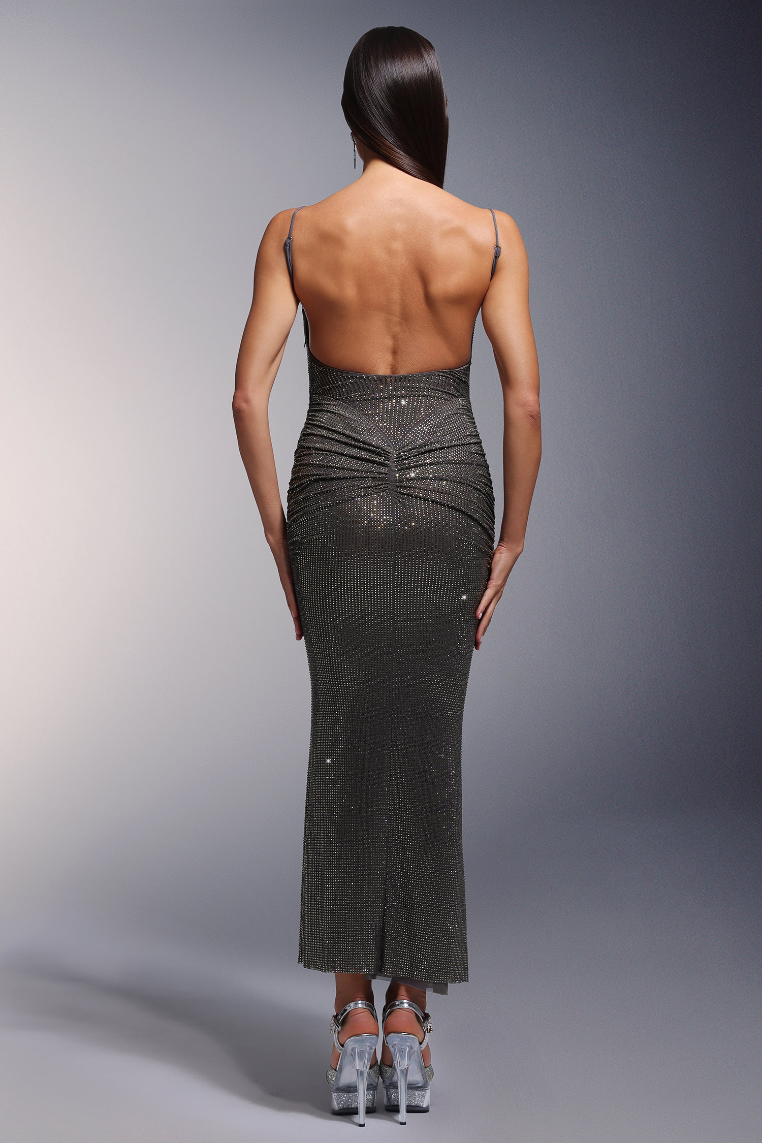 Miaka Diamond Sleeveless Maxi Dress