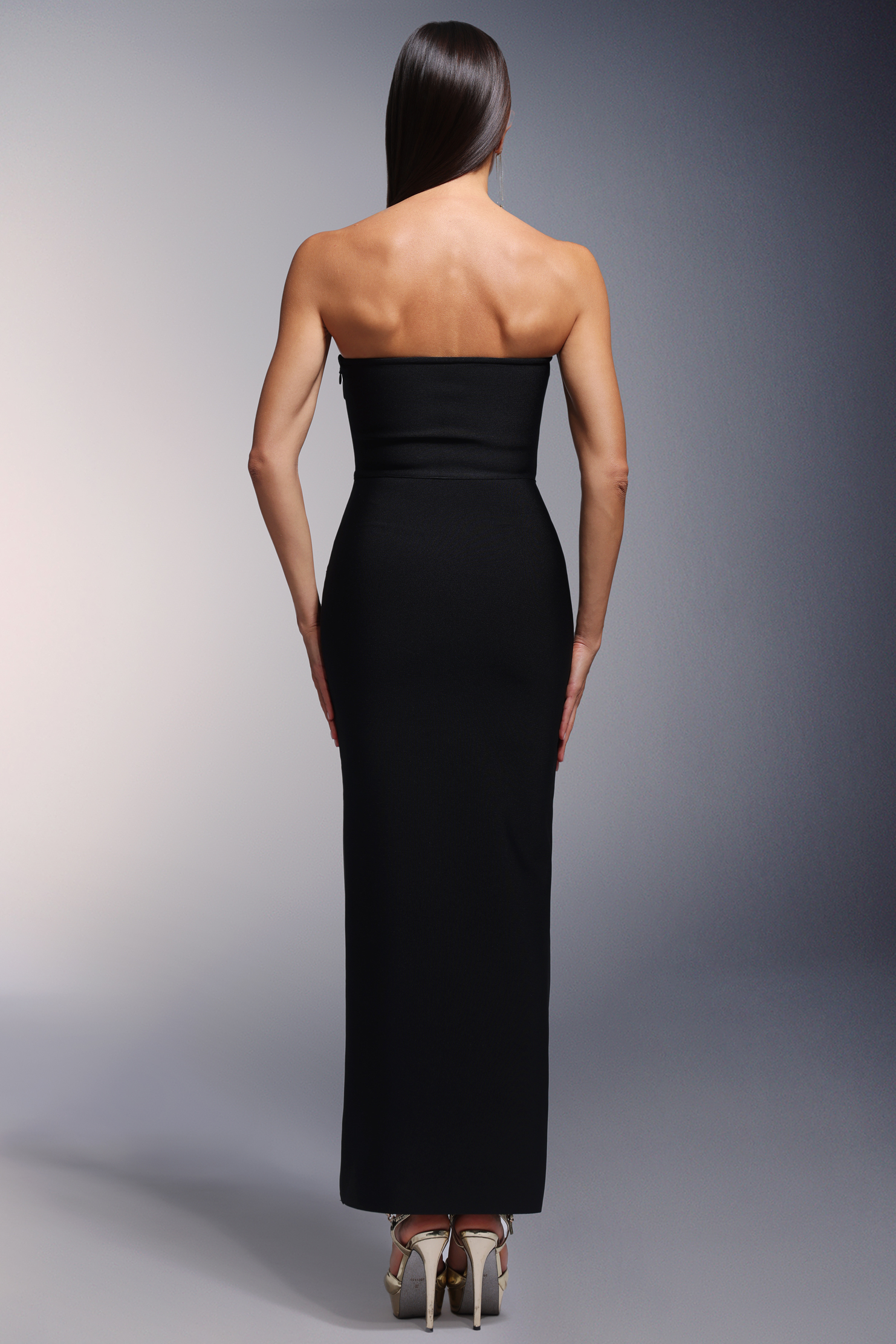 Loyisa Strapless Bandage Maxi Dress