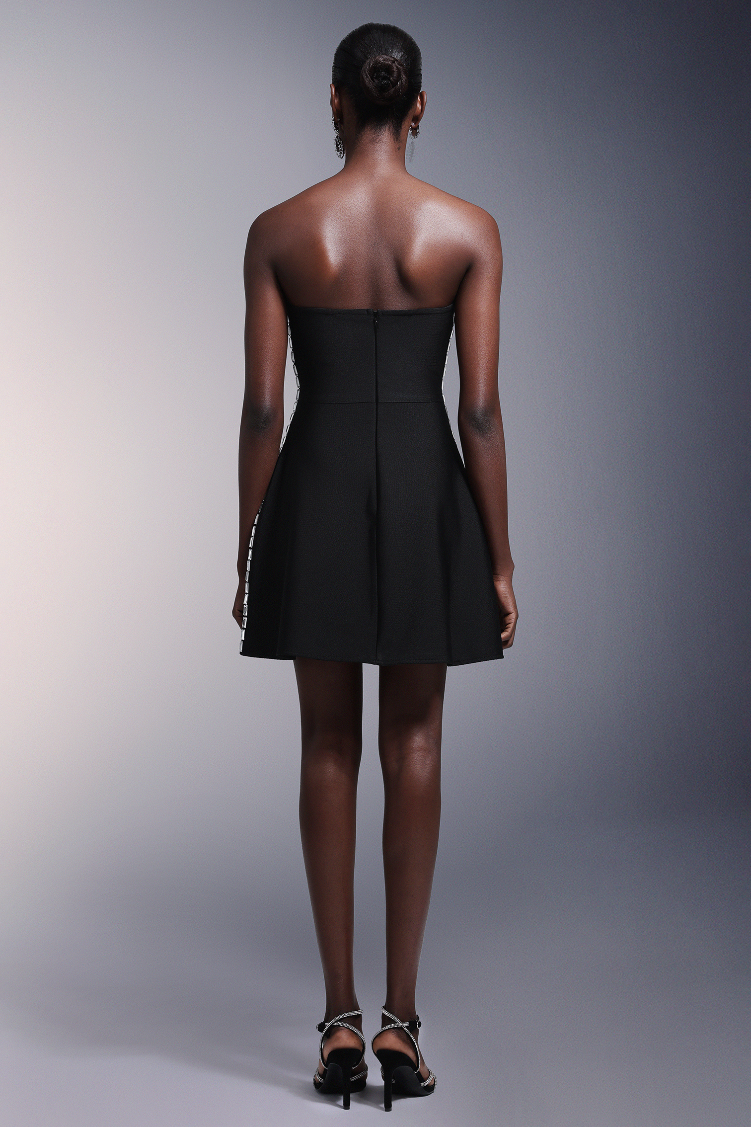 Linette Strapless Diamond Bandage Mini Dress