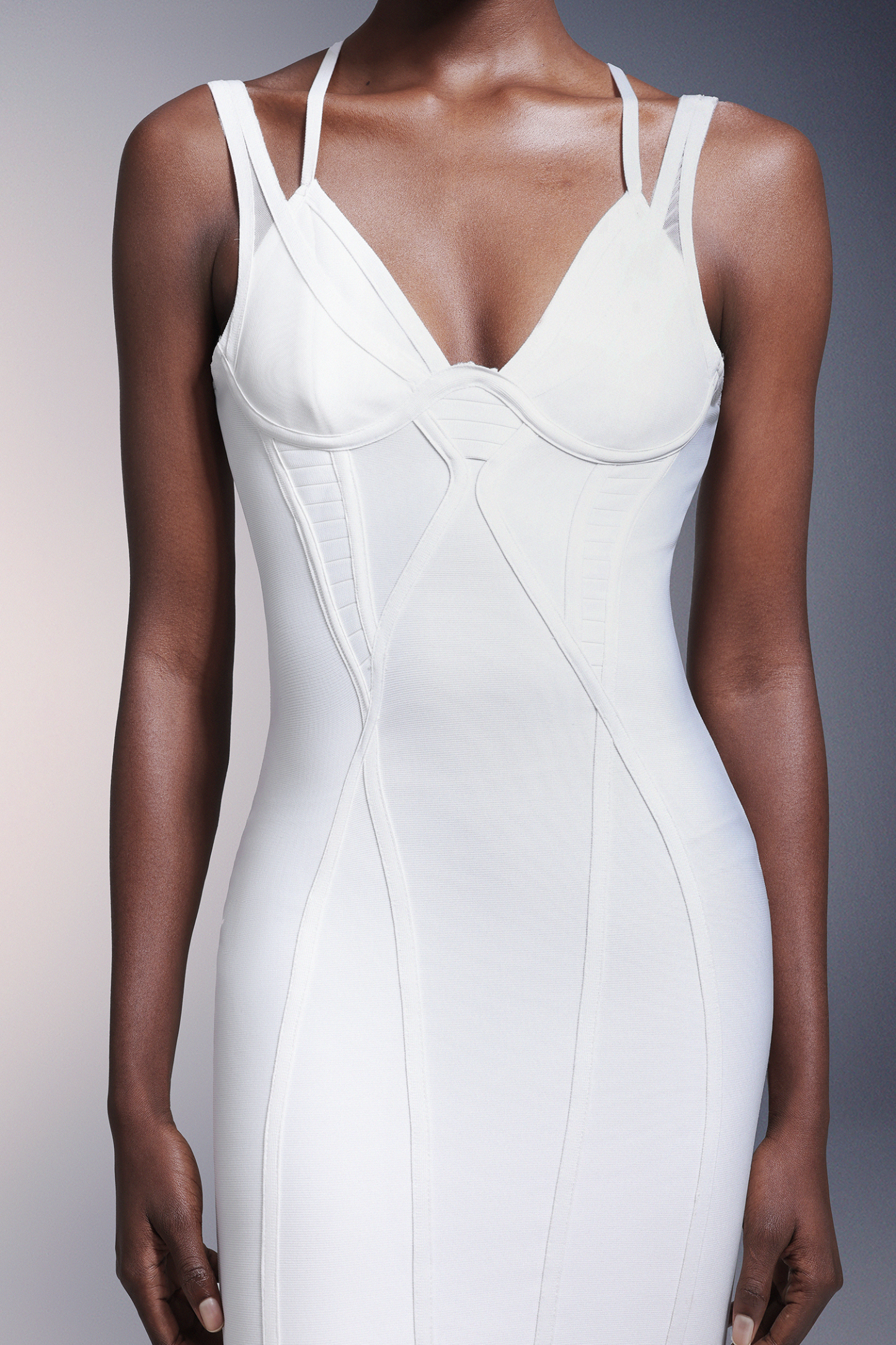 Jellay Sleeveless  Bandage Midi Dress