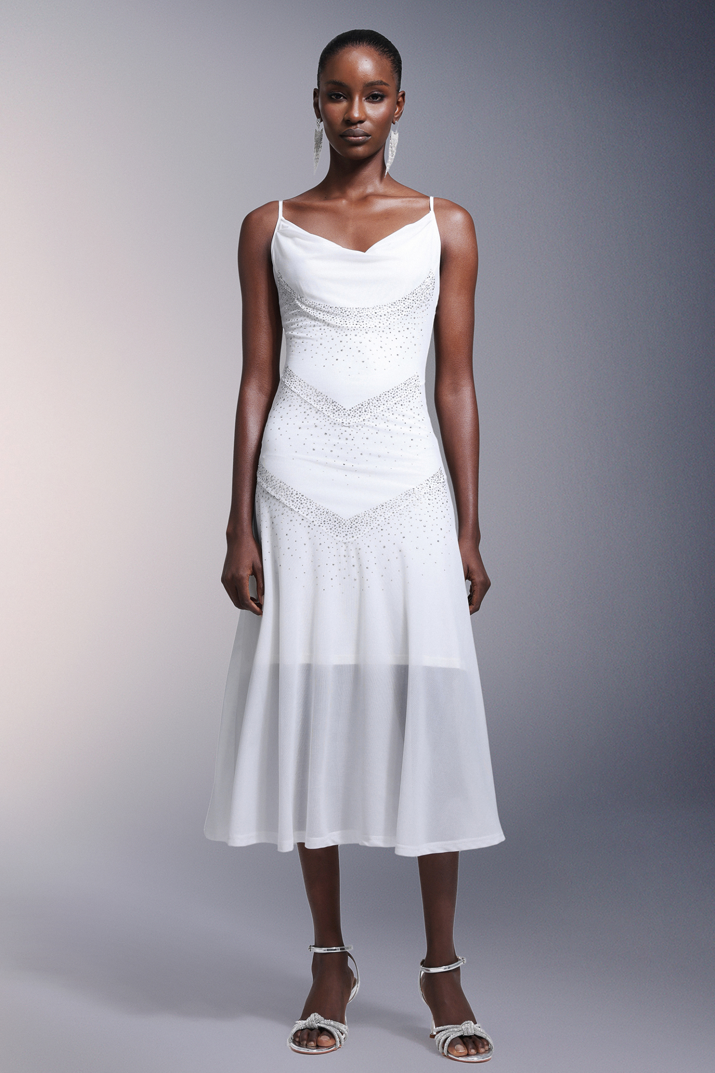 Kuller Diamond Sleeveless Midi Dress