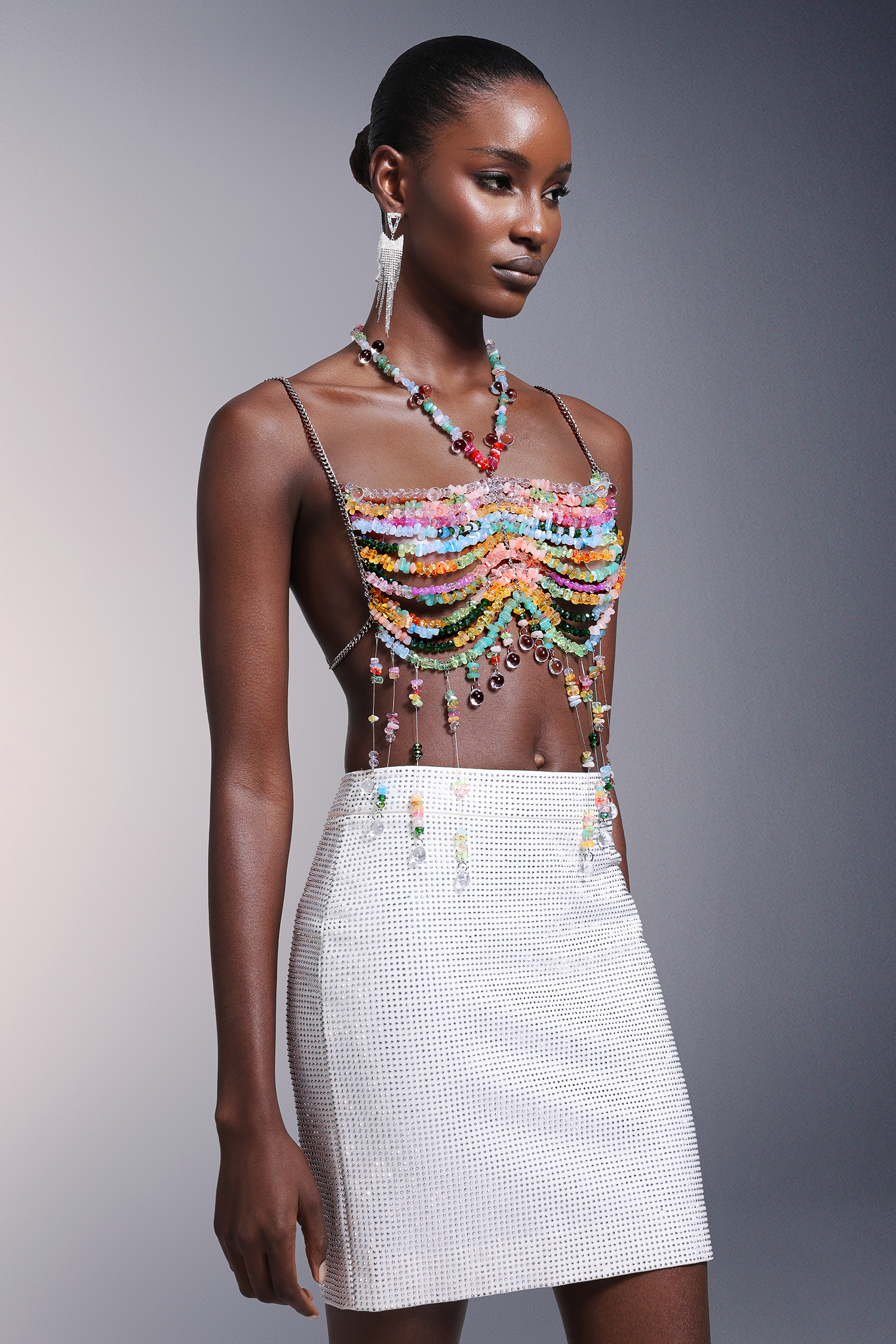 Shalissa Halter Chest Chain