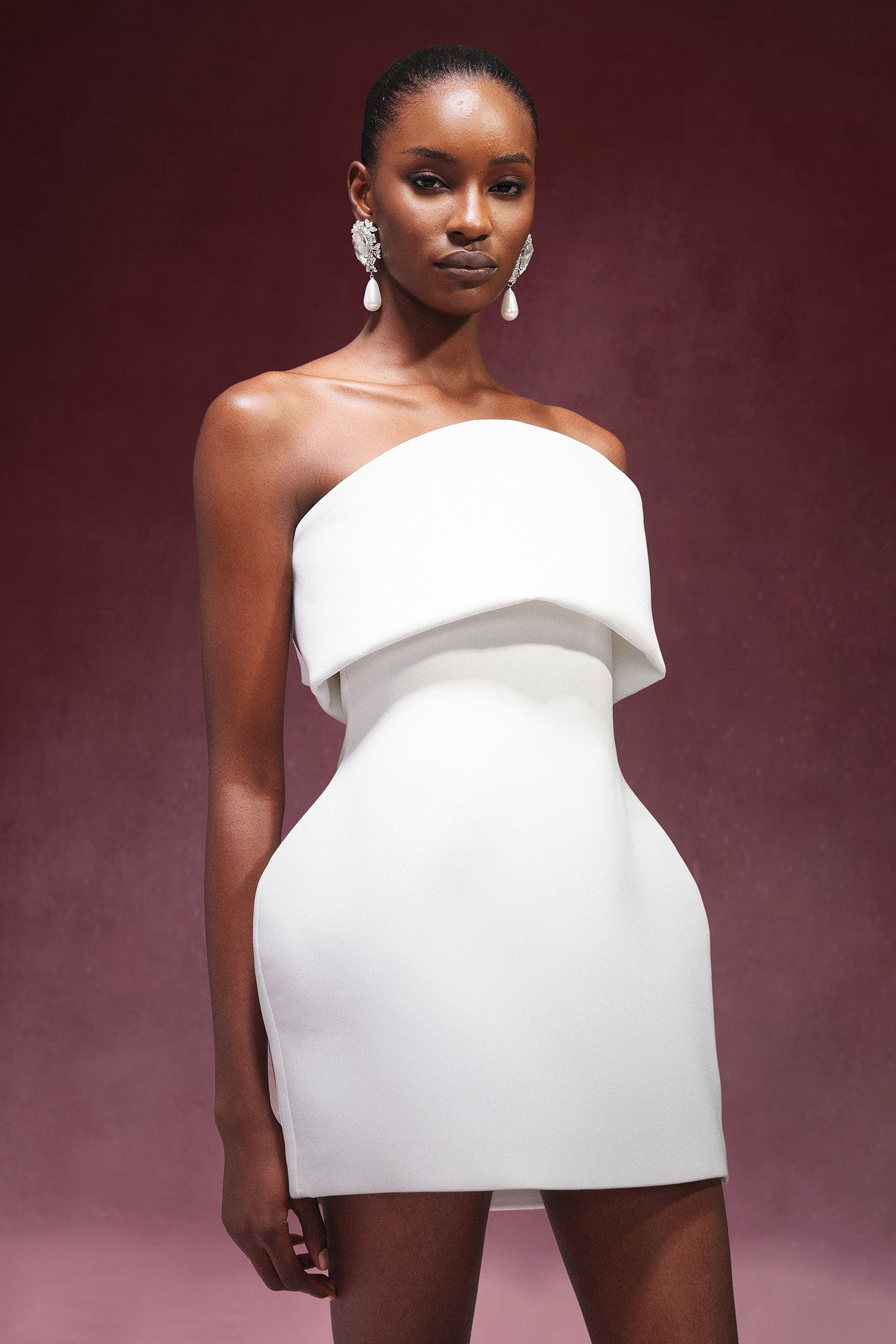 Juju Strapless Sleeveless Mini Dress