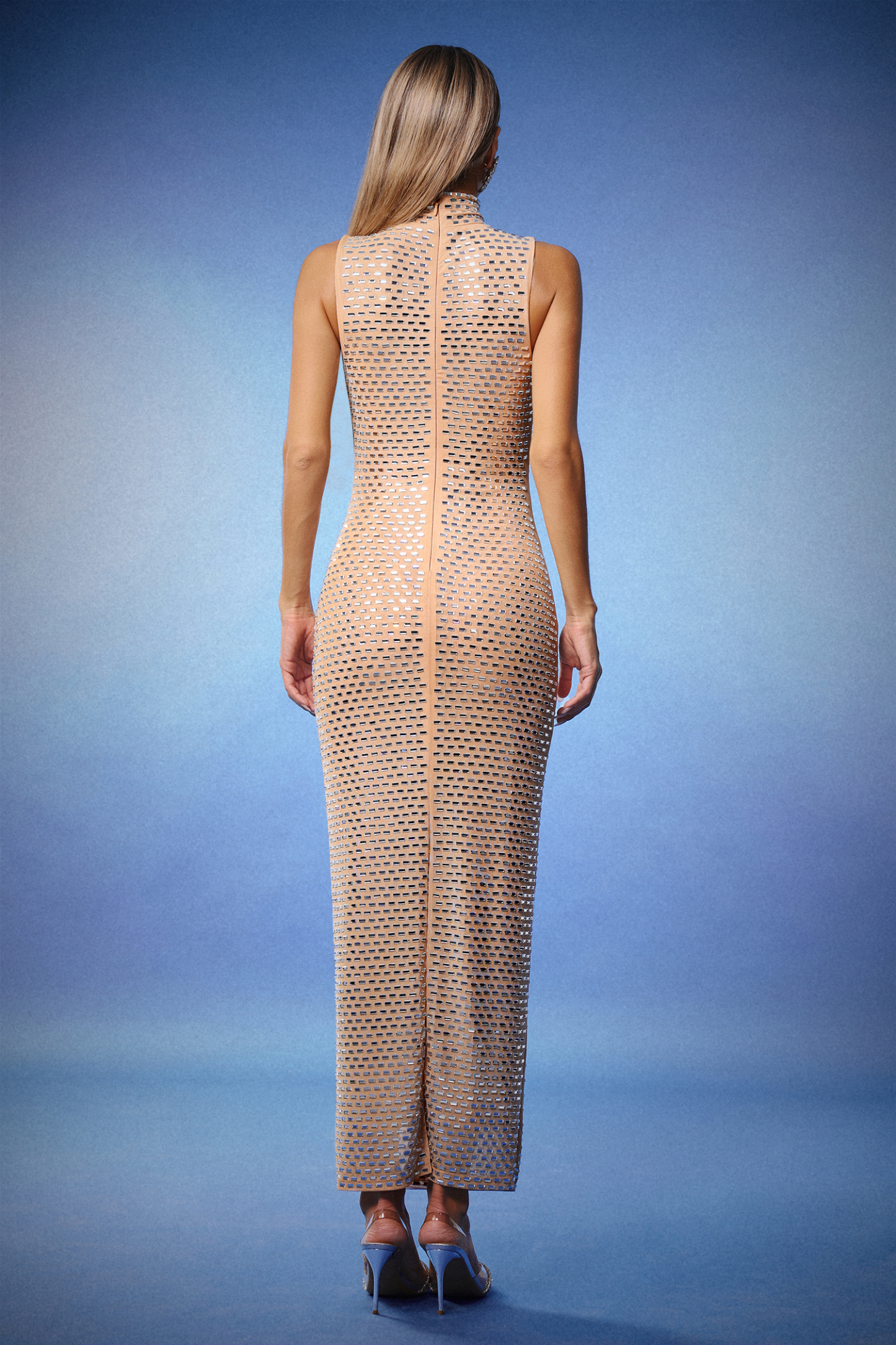 Vocca Sleeveless  Diamond Maxi Dress