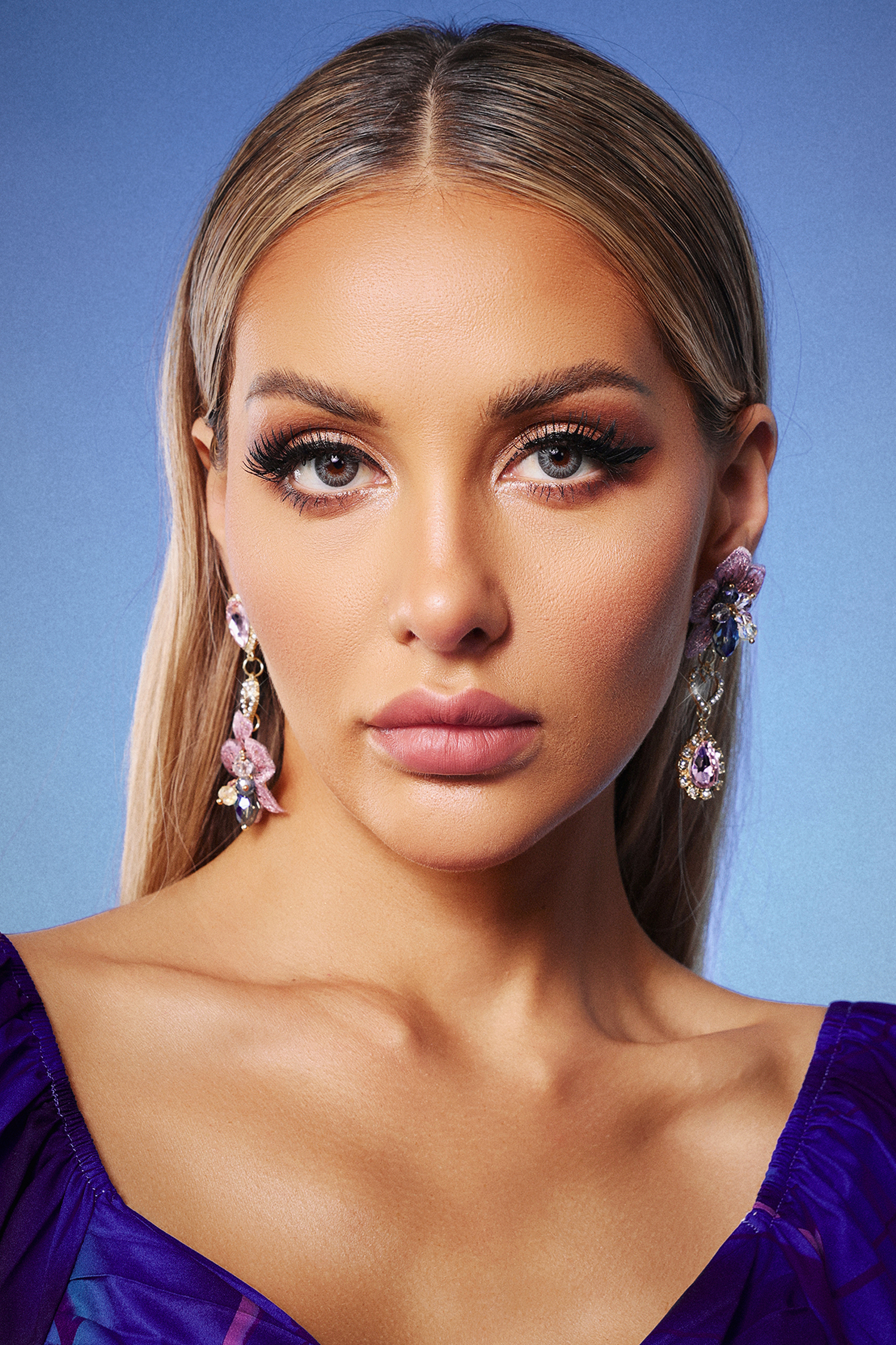 Elza Flowers Diamond Earrings