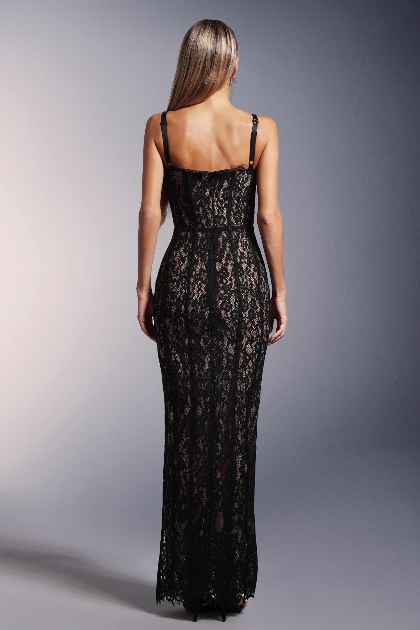 Mellies lace Sleeveless Maxi Dress