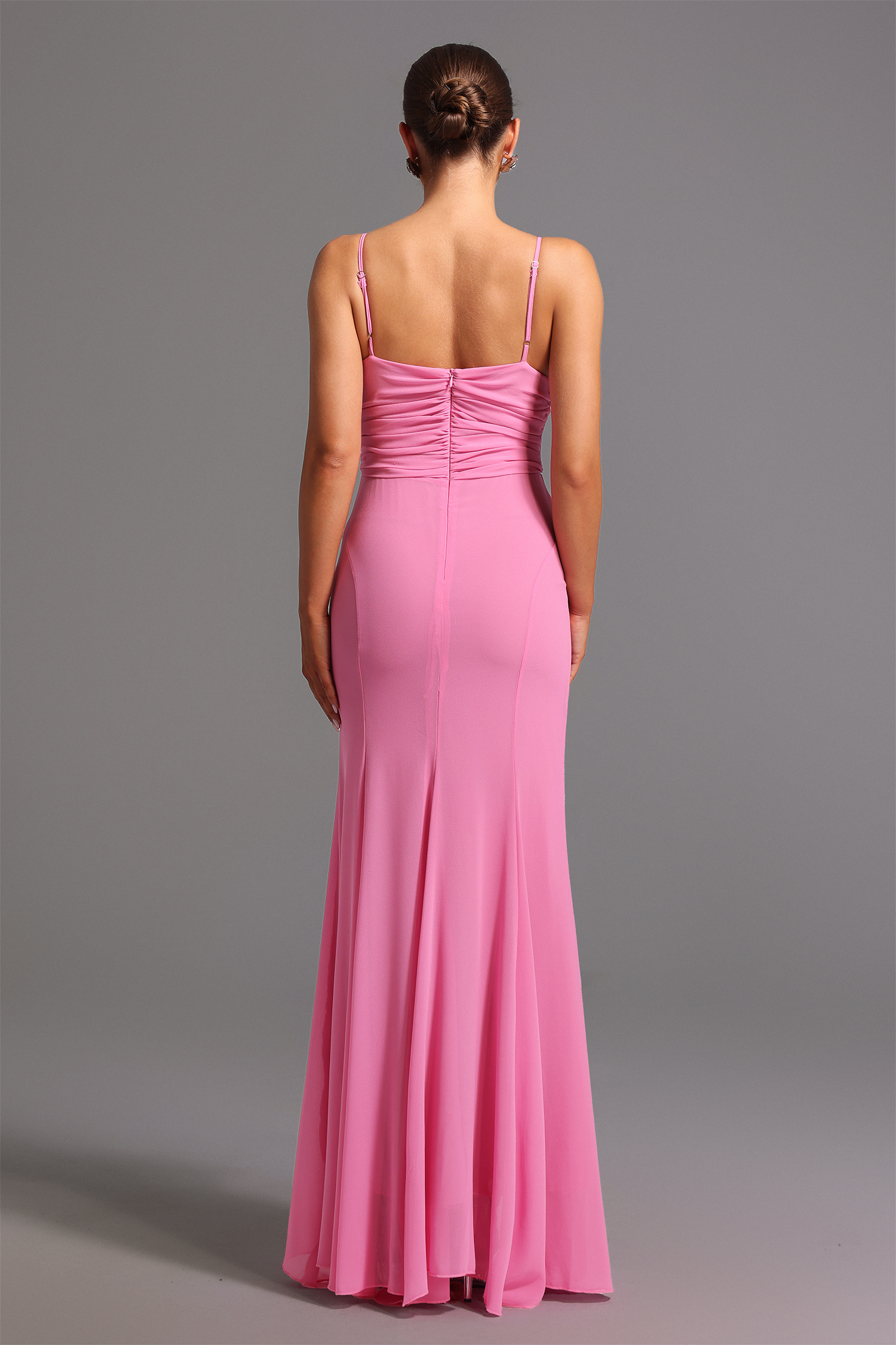 Kiwis Sleeveless Deep-V Flower Maxi Dress