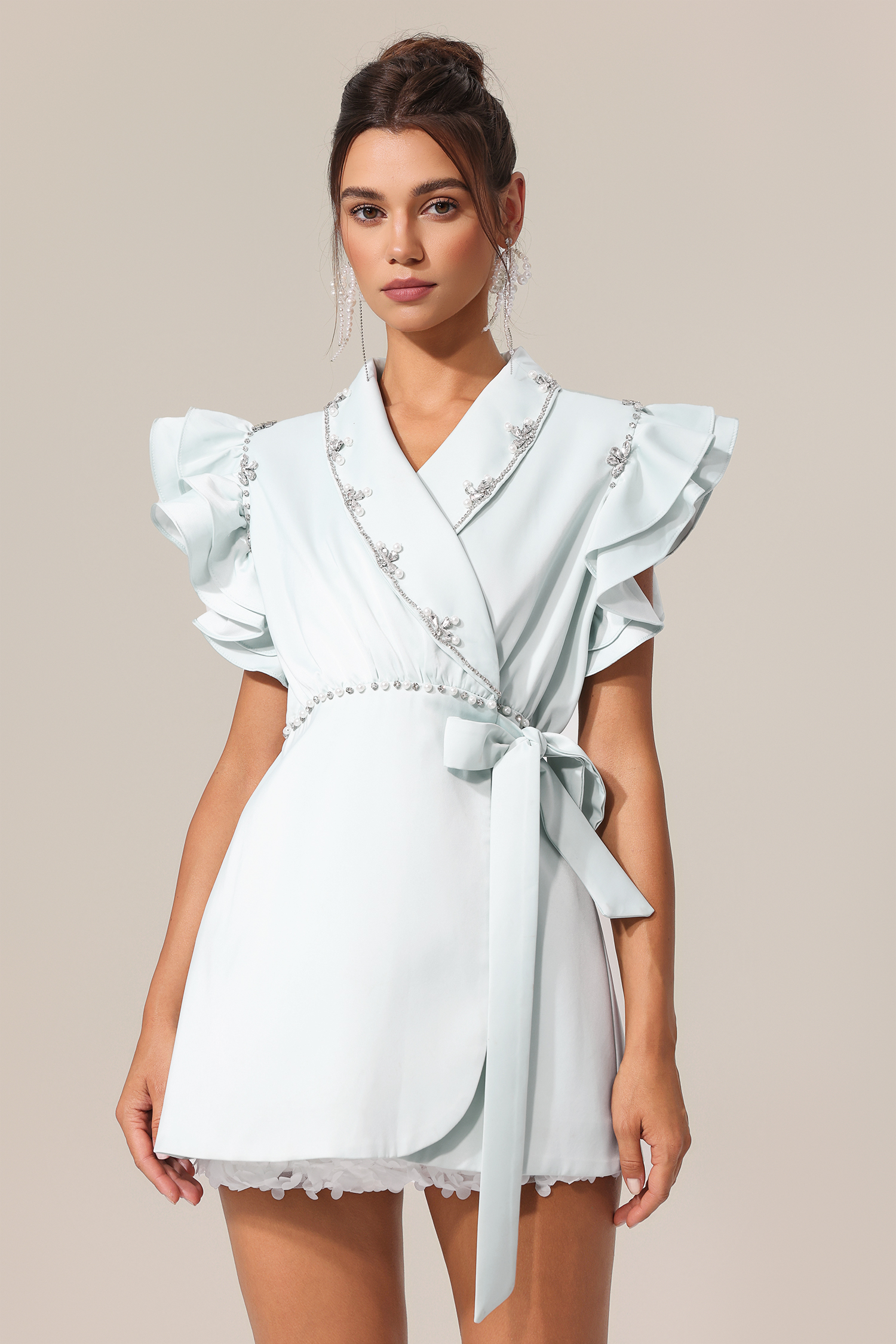 Ymmi Diamond Folds Suit Top
