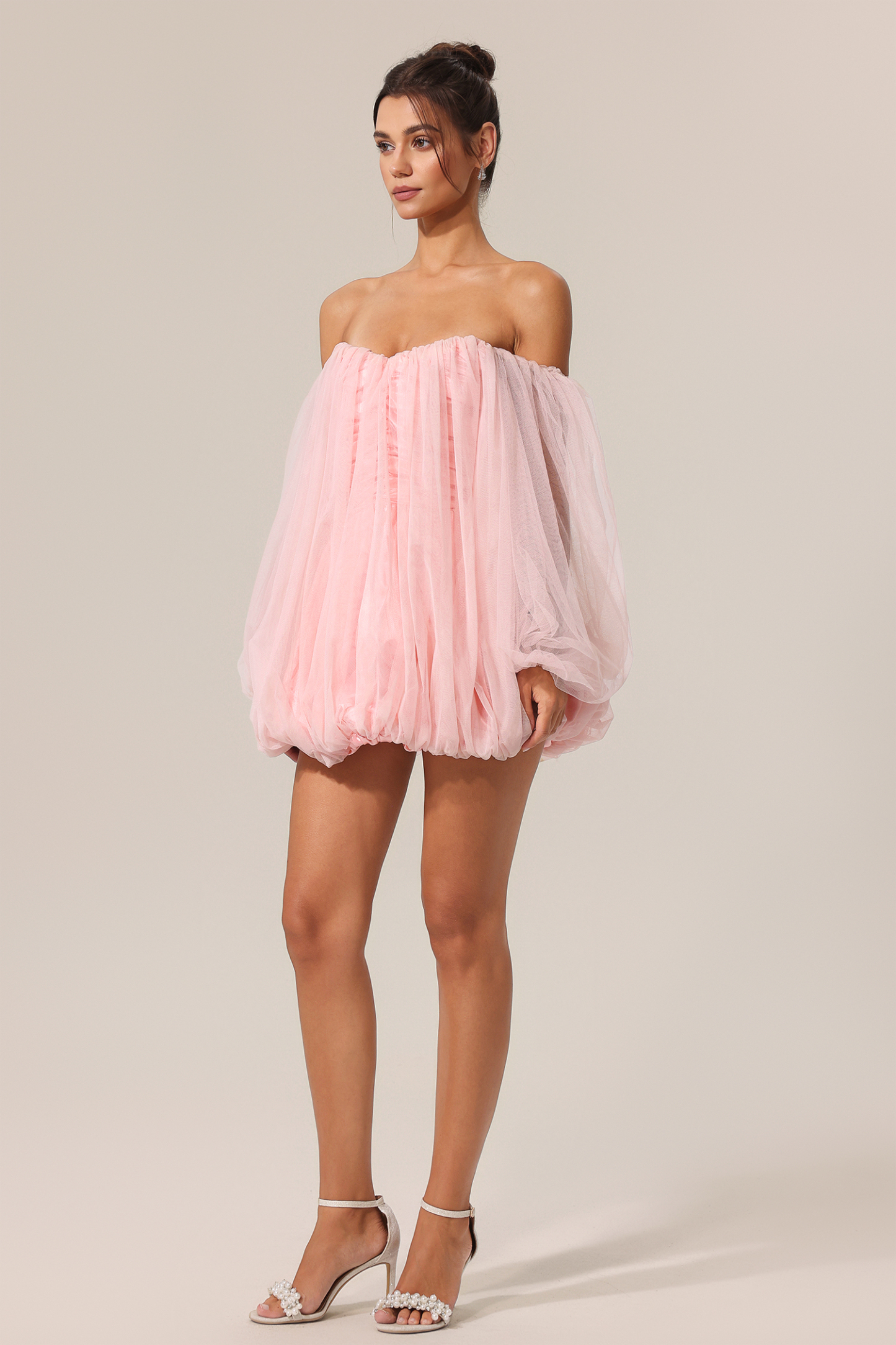 Keryn Long Sleeves Mini Dress