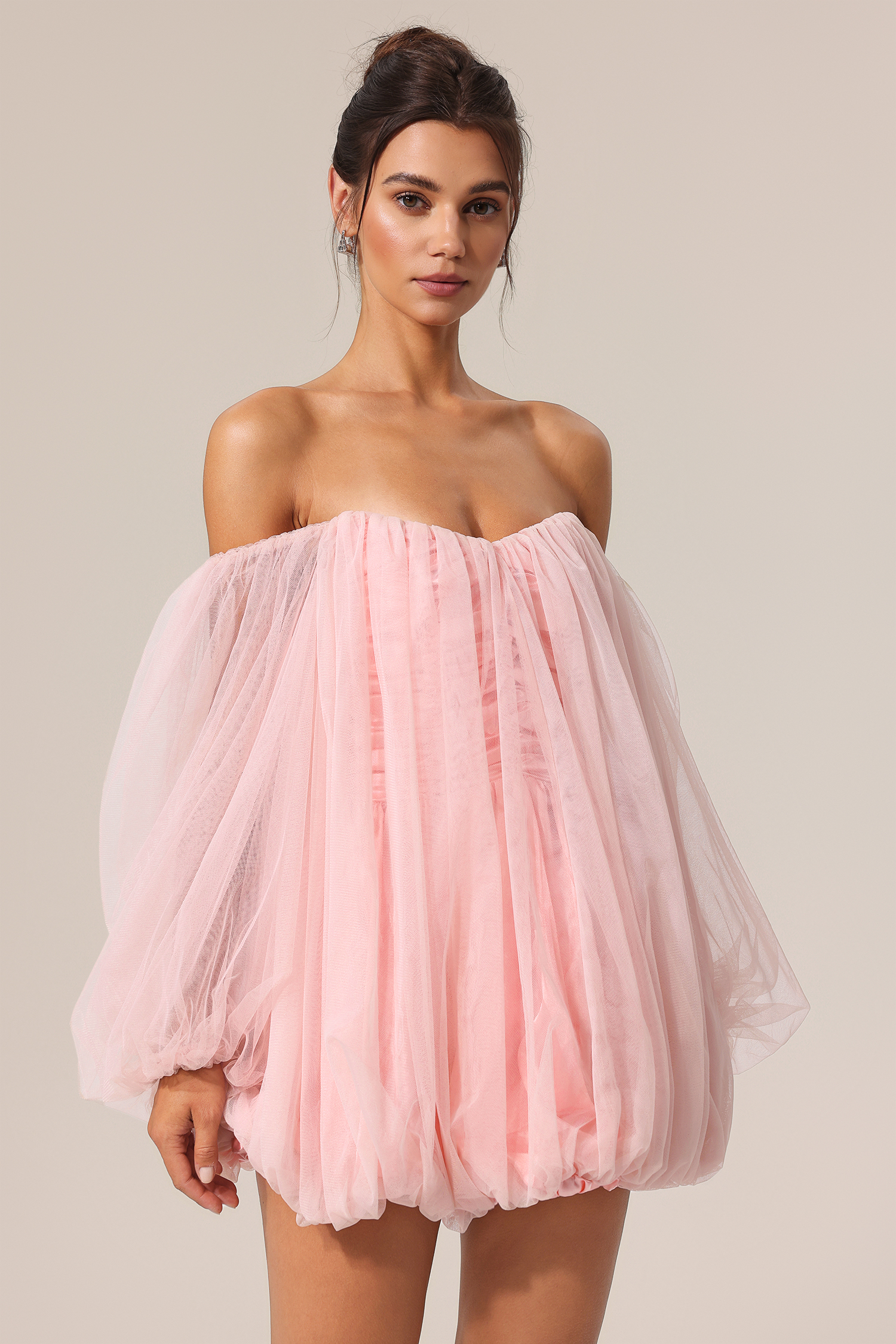 Keryn Long Sleeves Mini Dress