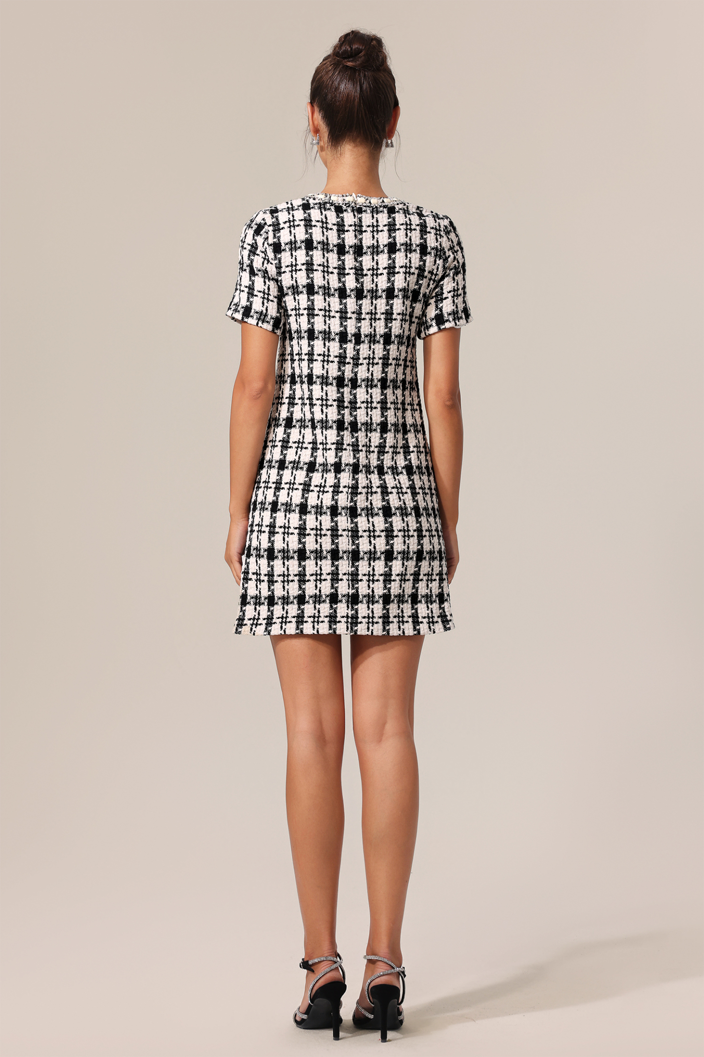 Yvan Round Neck Sleeveless Mini Dress