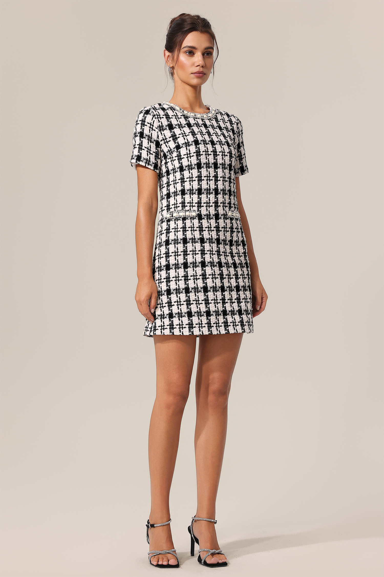 Yvan Round Neck Sleeveless Mini Dress