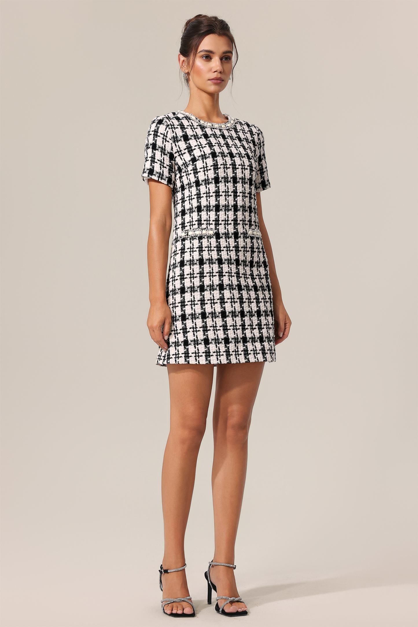 Yvan Round Neck Sleeveless Mini Dress