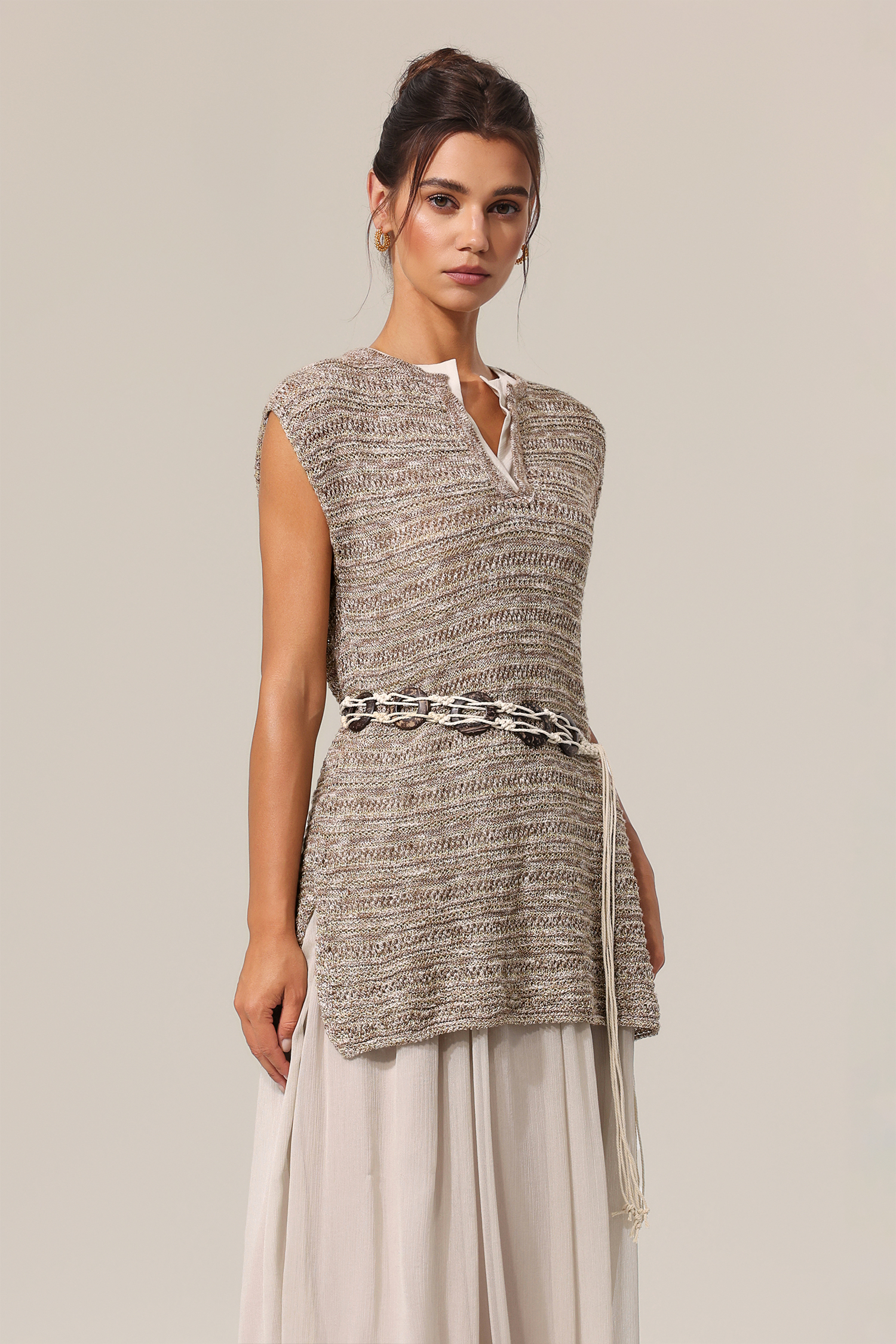 Wenesa V-Neck Sleeveless Maxi Dress