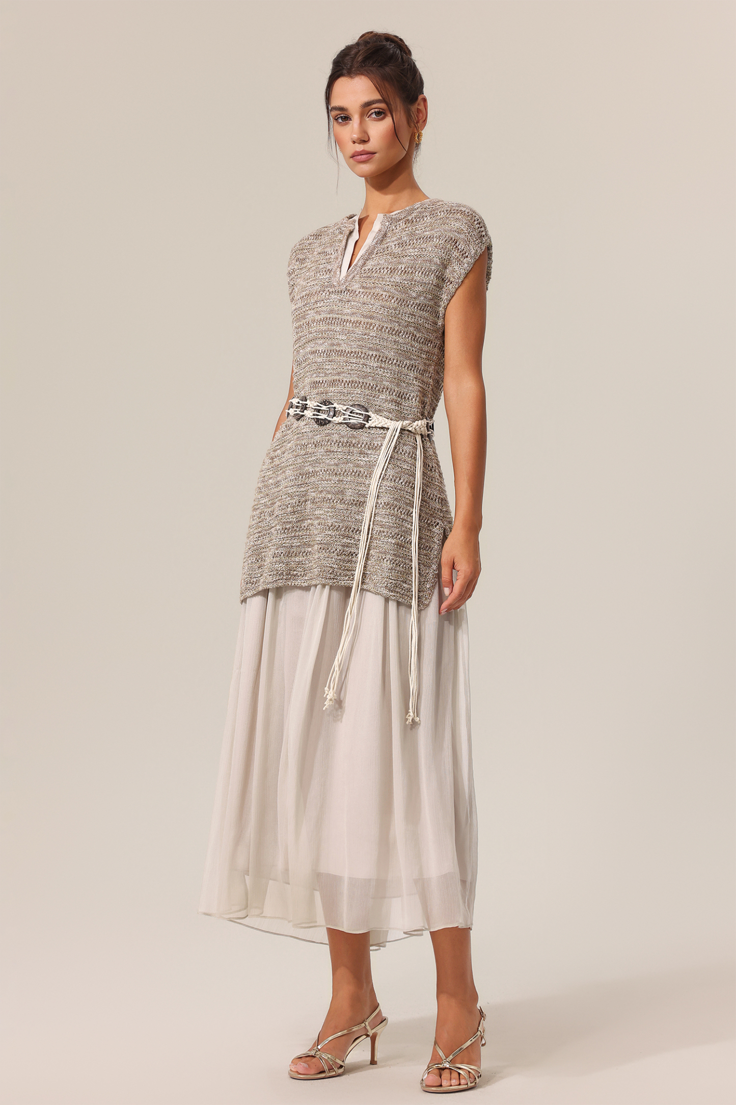 Wenesa V-Neck Sleeveless Maxi Dress