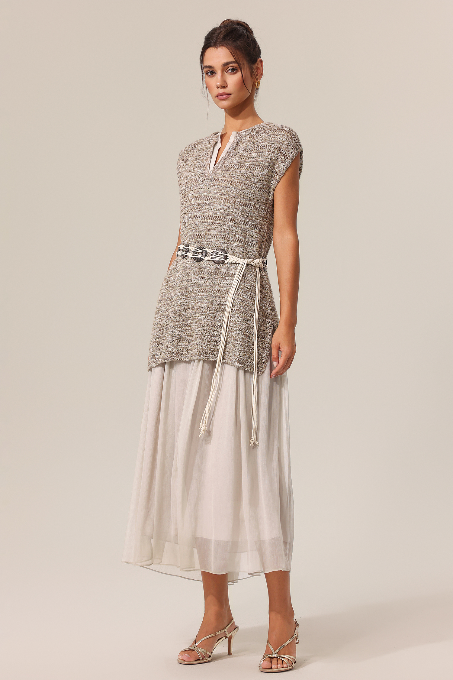 Wenesa V-Neck Sleeveless Maxi Dress