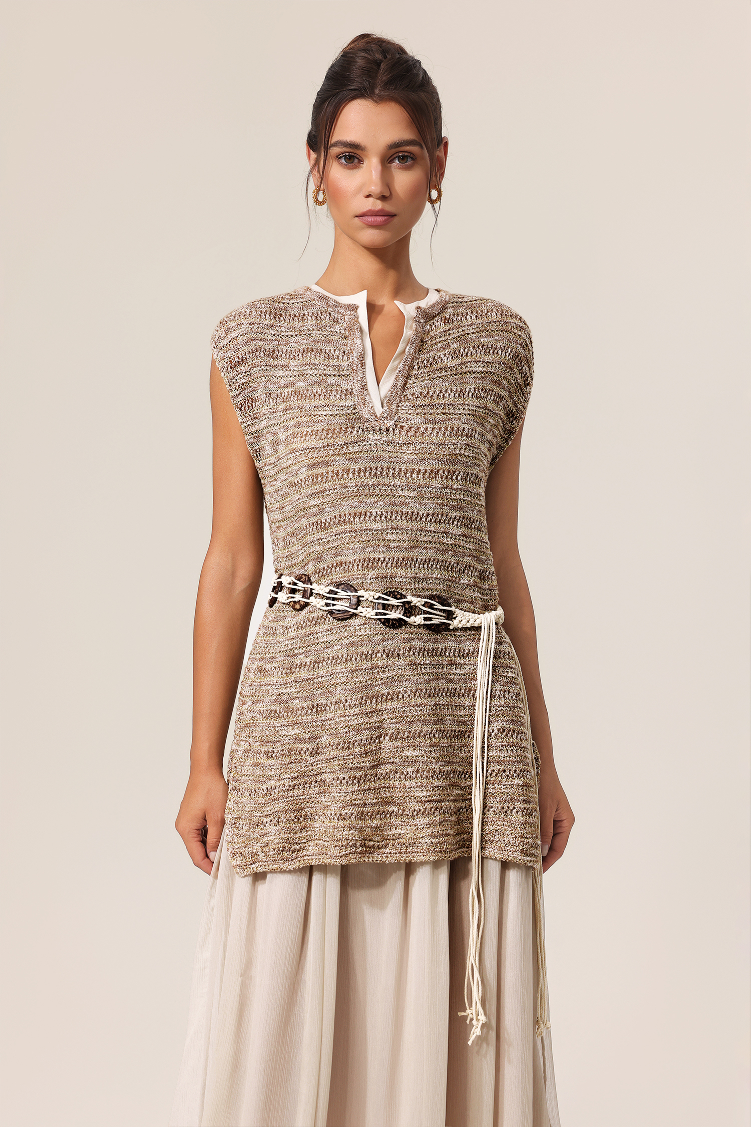 Wenesa V-Neck Sleeveless Maxi Dress