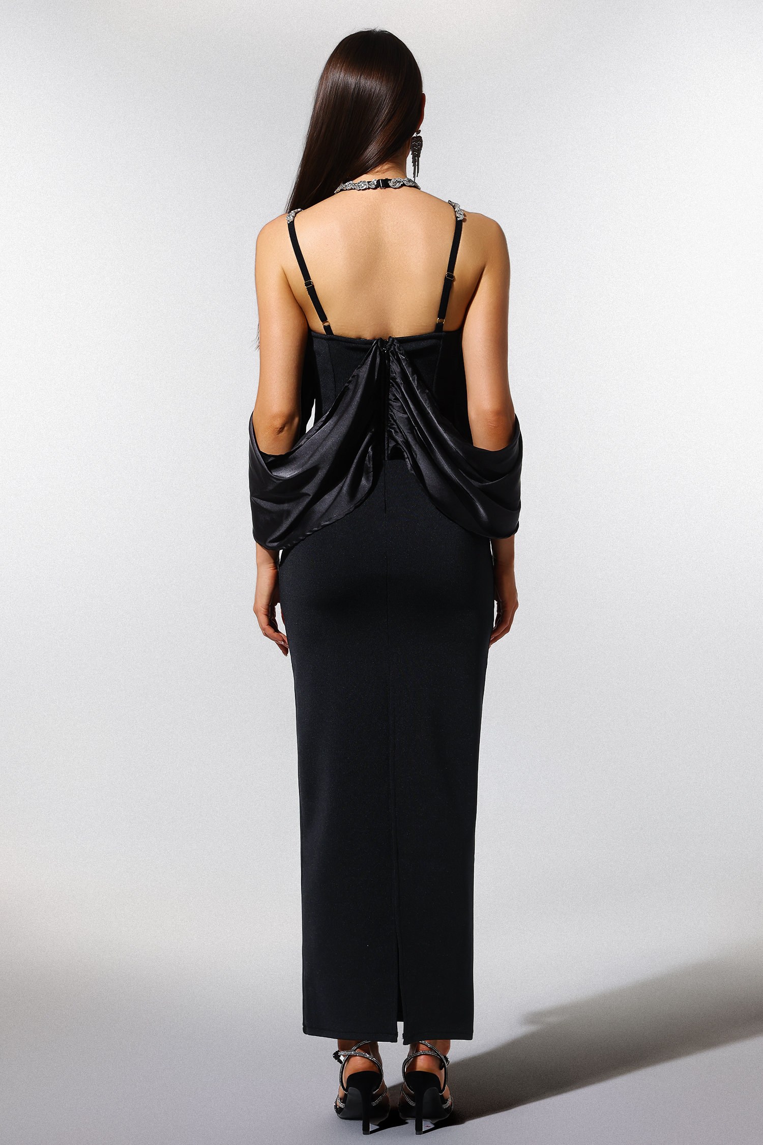 BAU ♥ ADA Sleeveless flared long dress/追跡付 BAU by Bride And You ADA Sleeveless flared long dress (Pink/