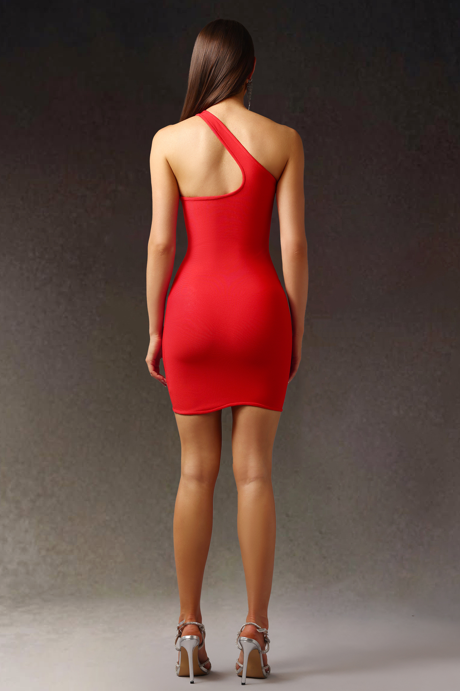 Simone One Shoulder Bandage Mini Dress