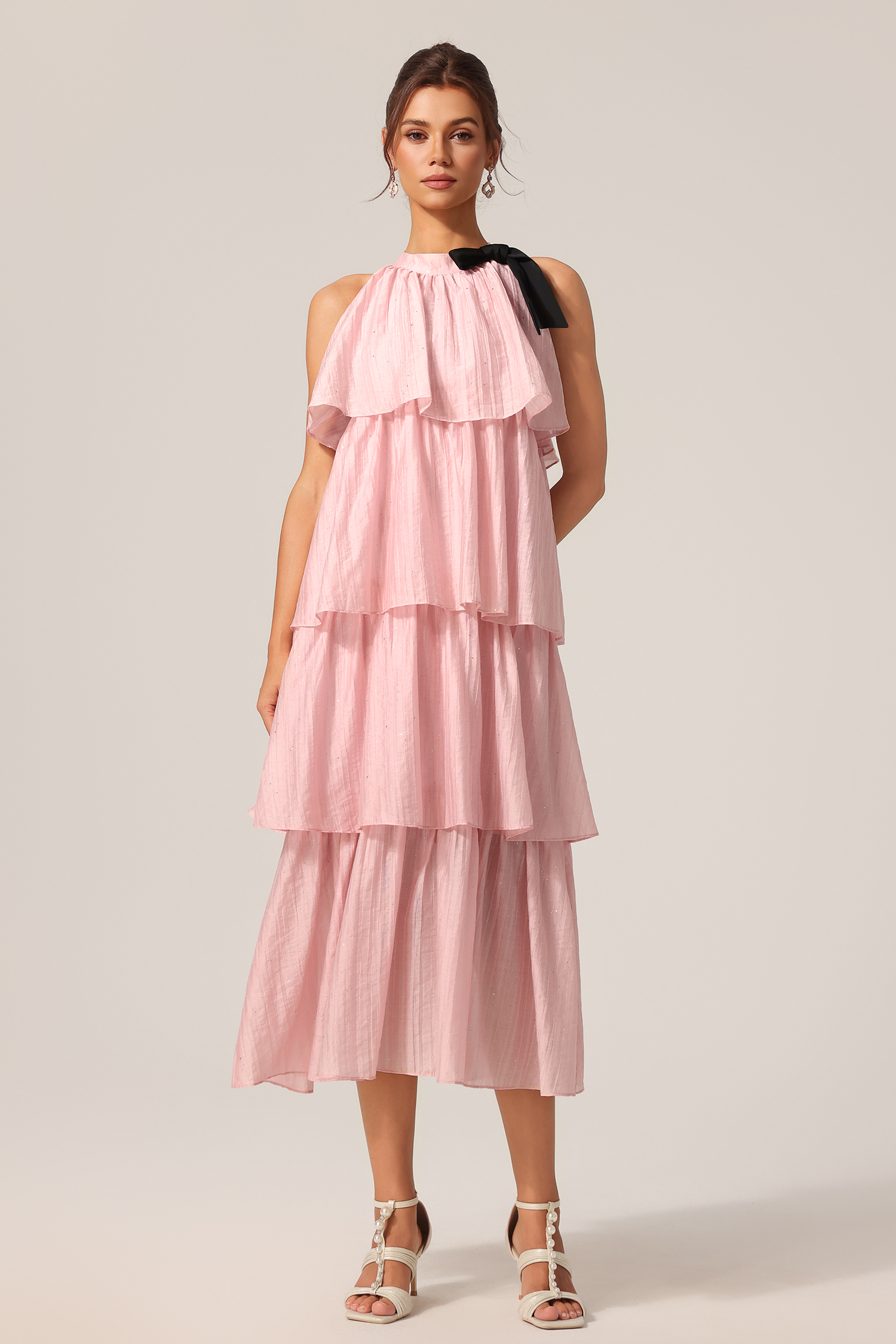 Kristie Round Neck Sleeveless Maxi Dress