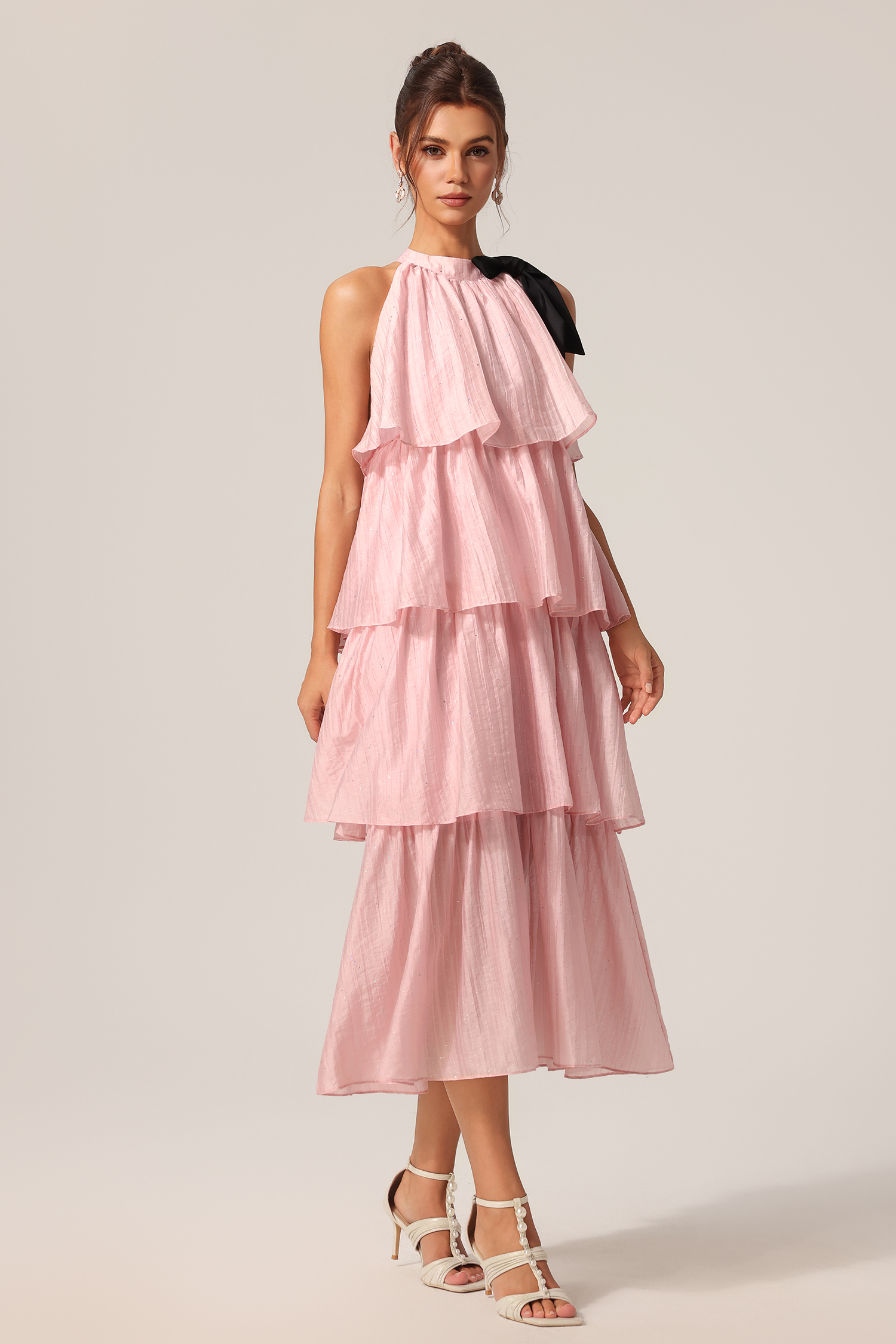 Kristie Round Neck Sleeveless Maxi Dress