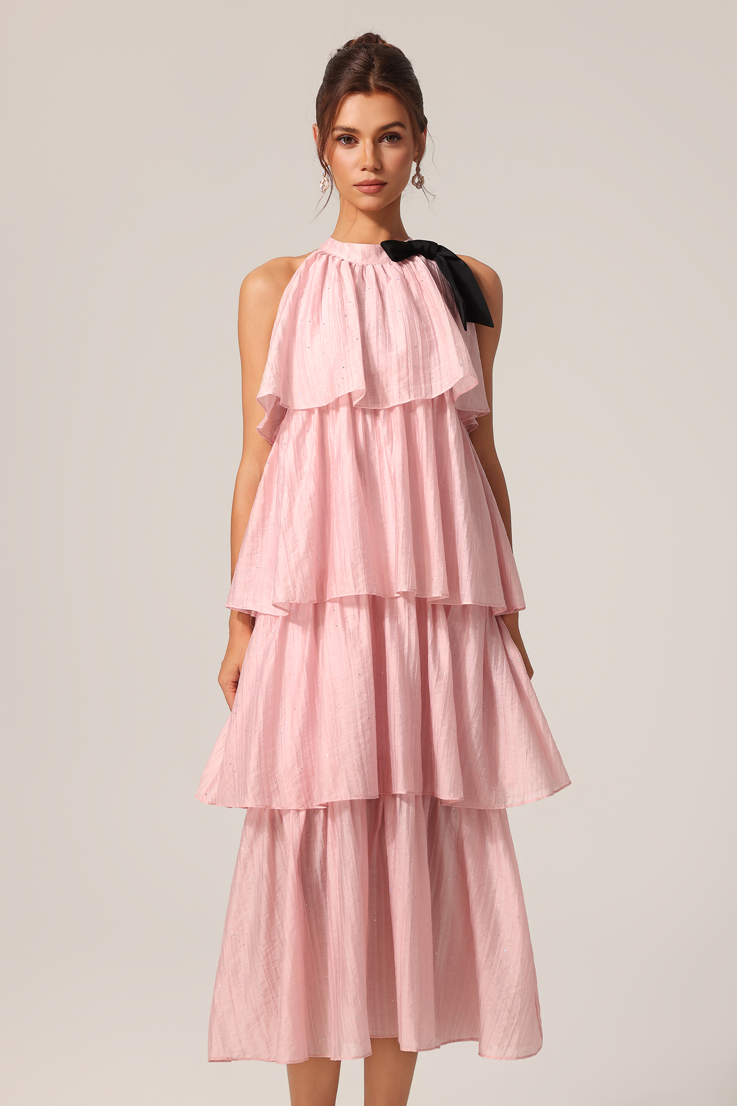 Kristie Round Neck Sleeveless Maxi Dress
