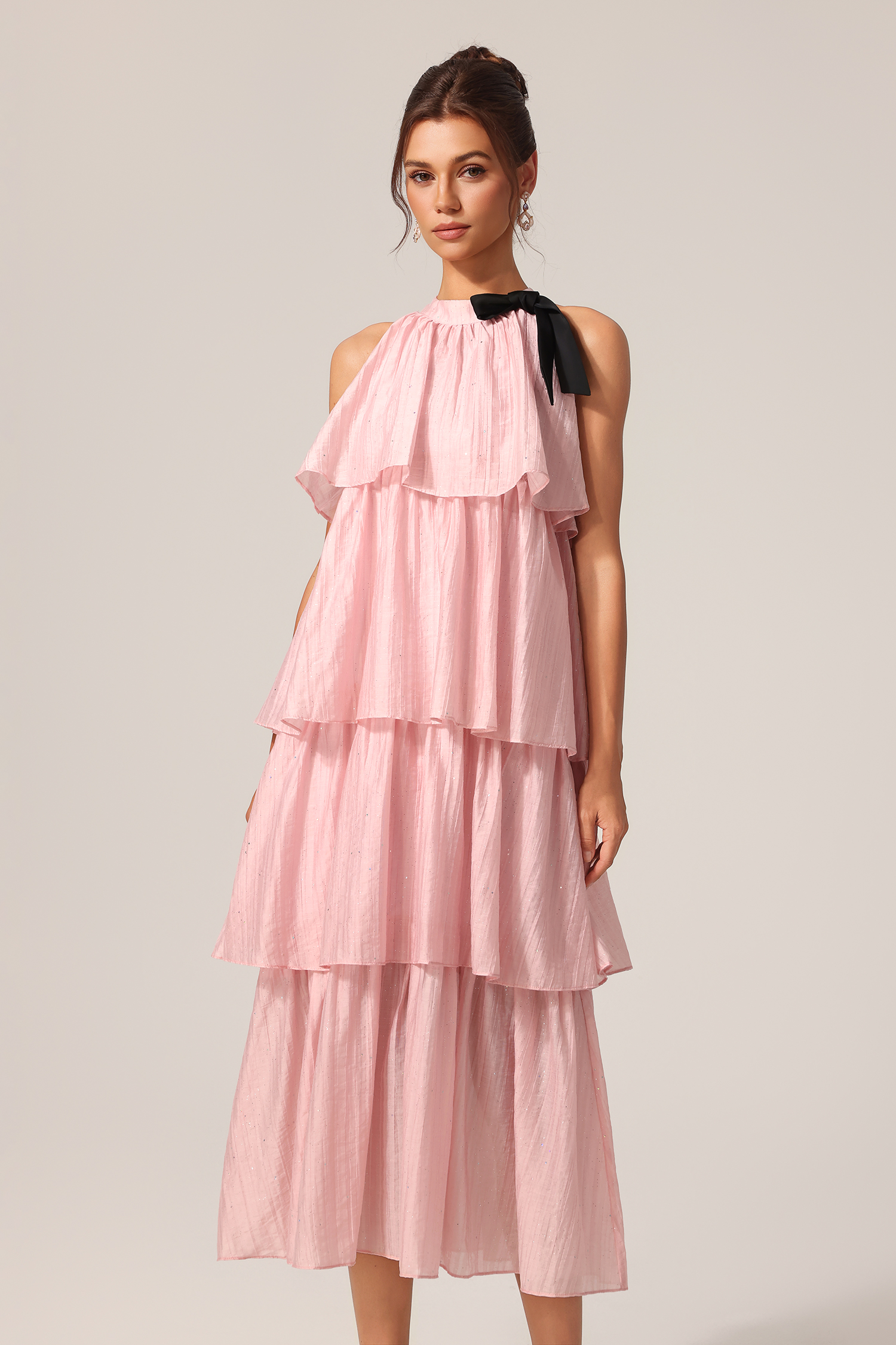 Kristie Round Neck Sleeveless Maxi Dress