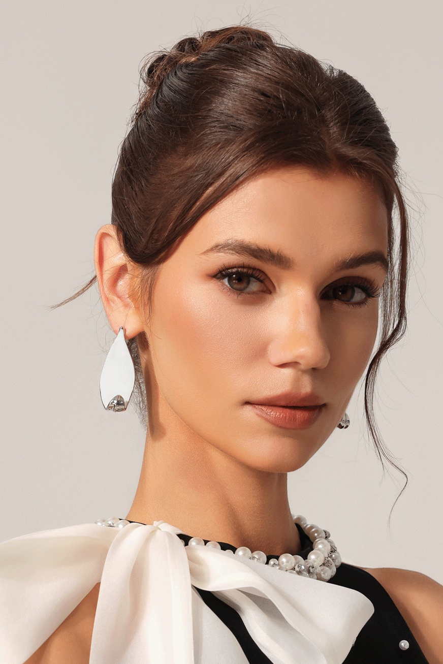 Laley Curl Leaves Earrings