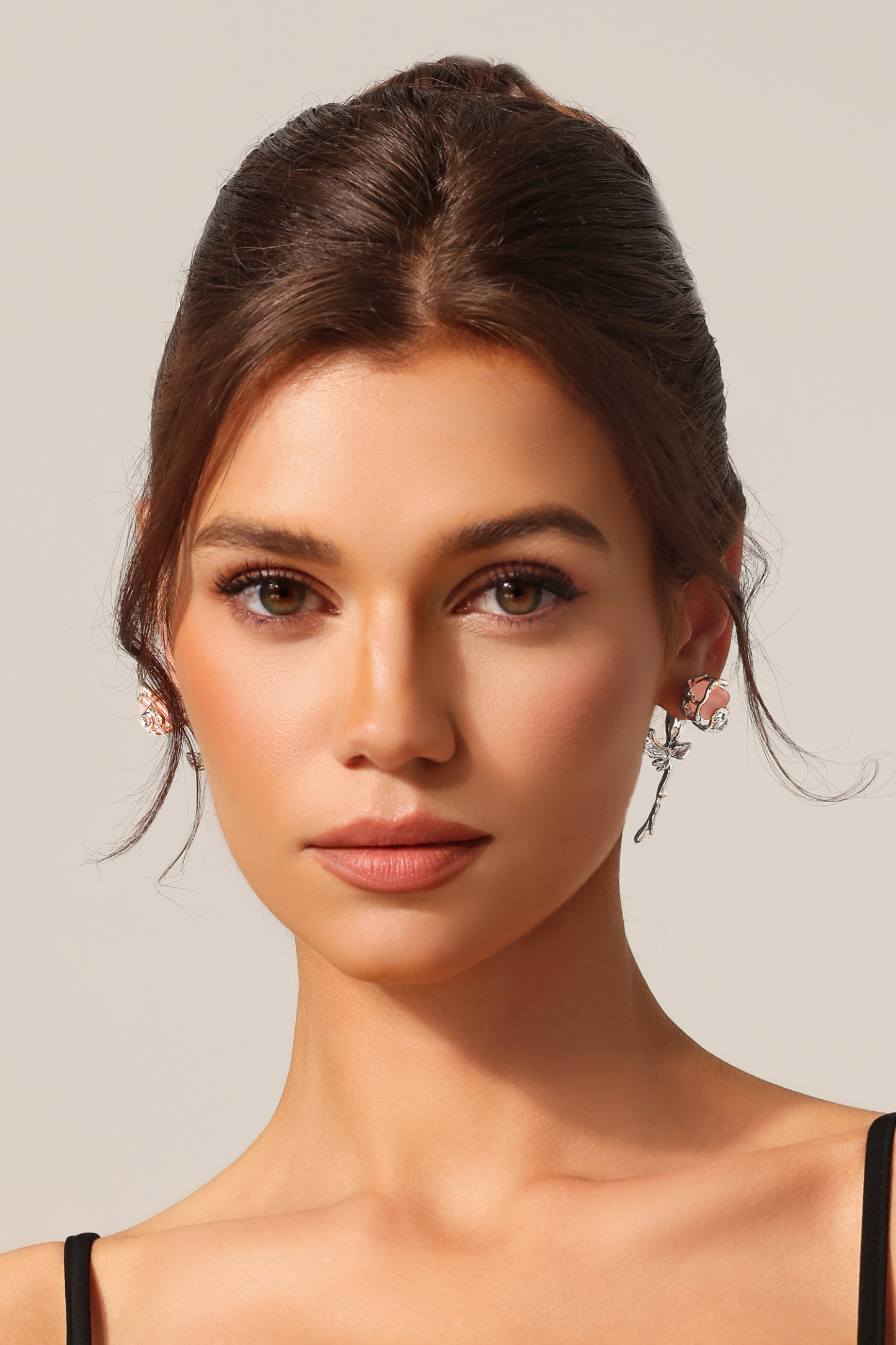 Ferlia Rose Crystal Earrings