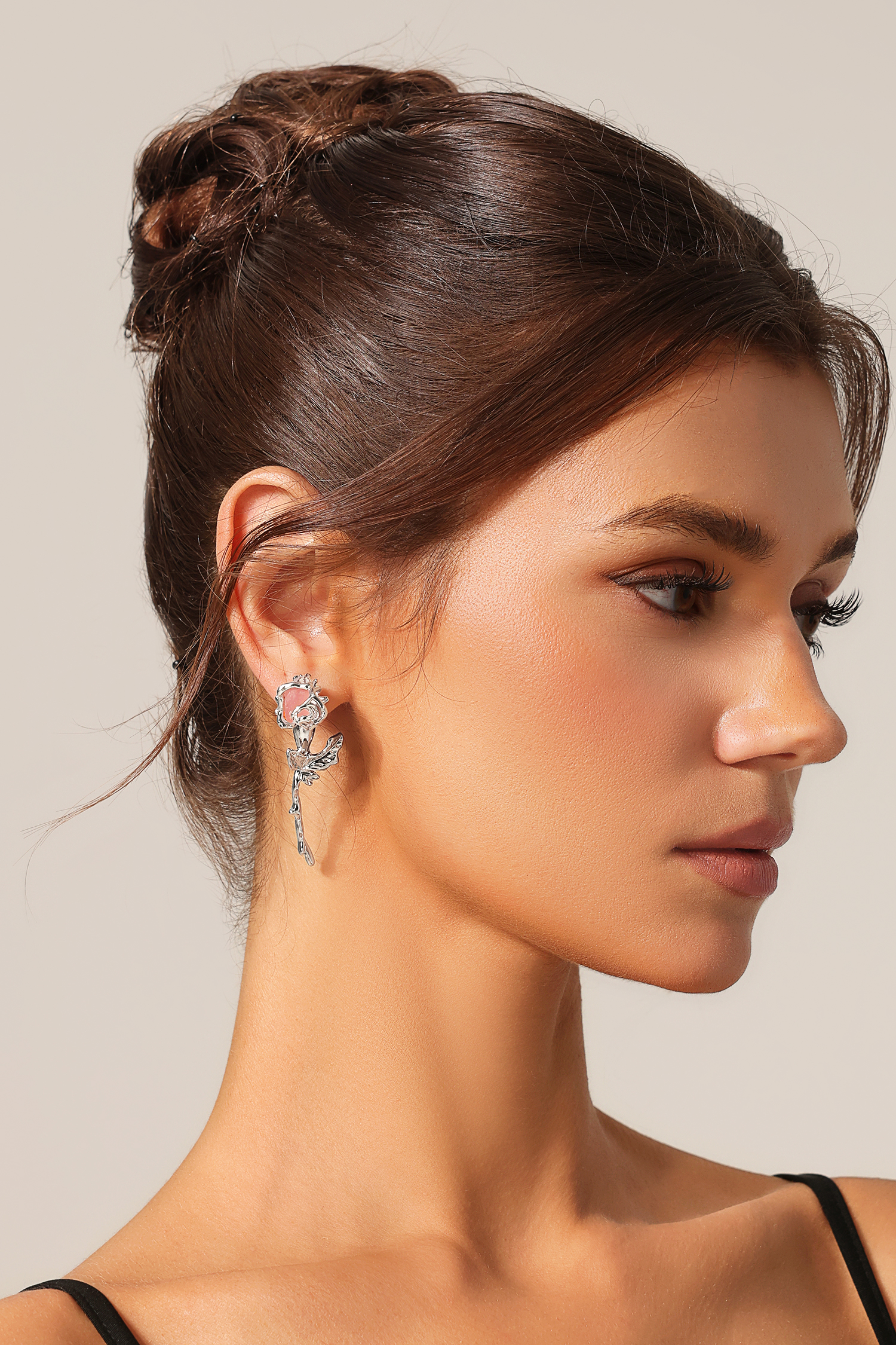 Ferlia Rose Crystal Earrings