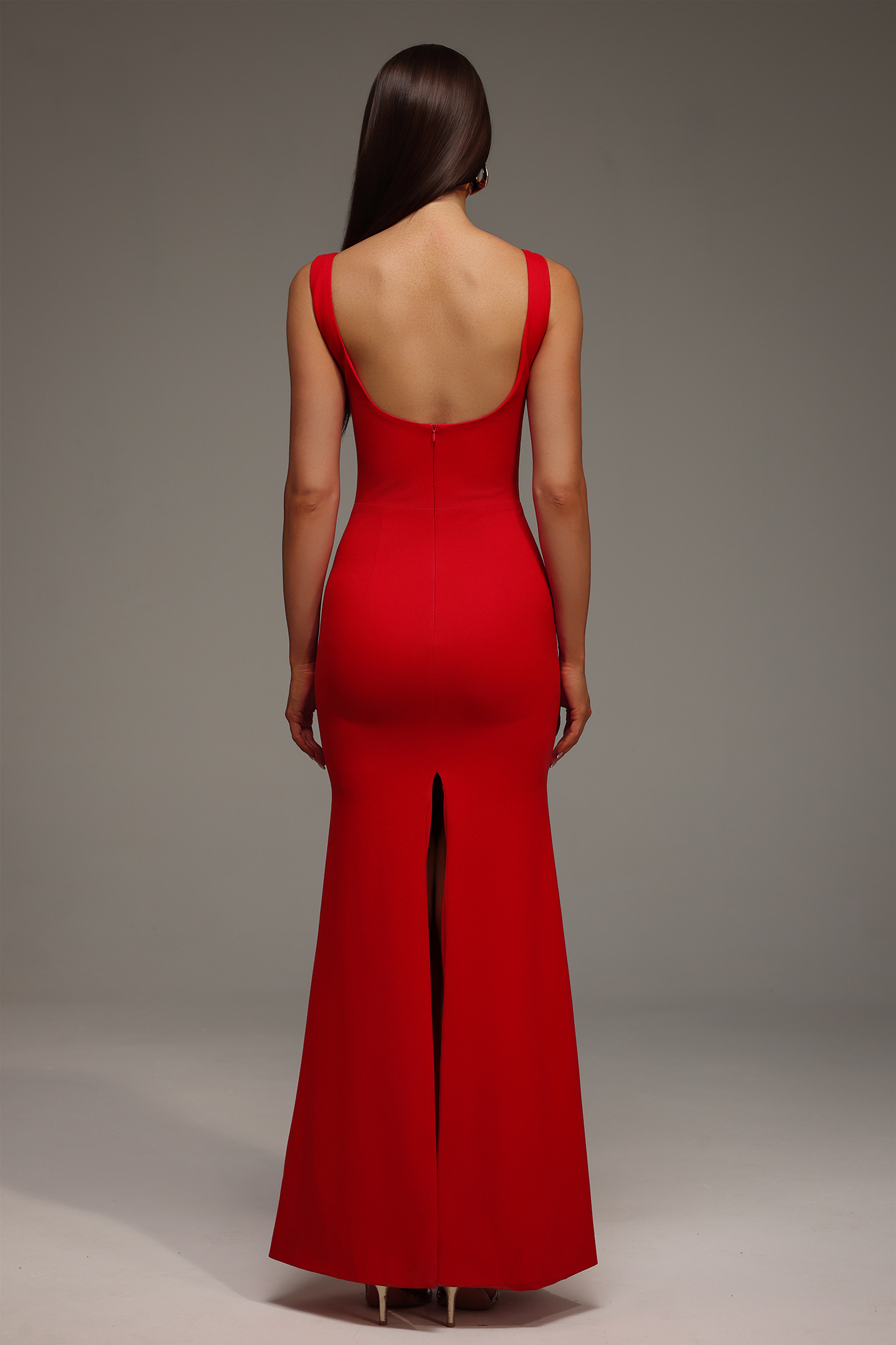 Meryl Halter Diamond Maxi Dress