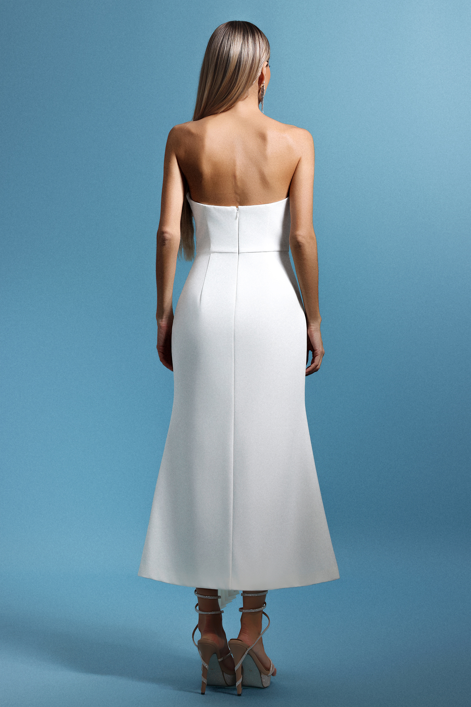 Trese Sleevess Fold Maxi Dress