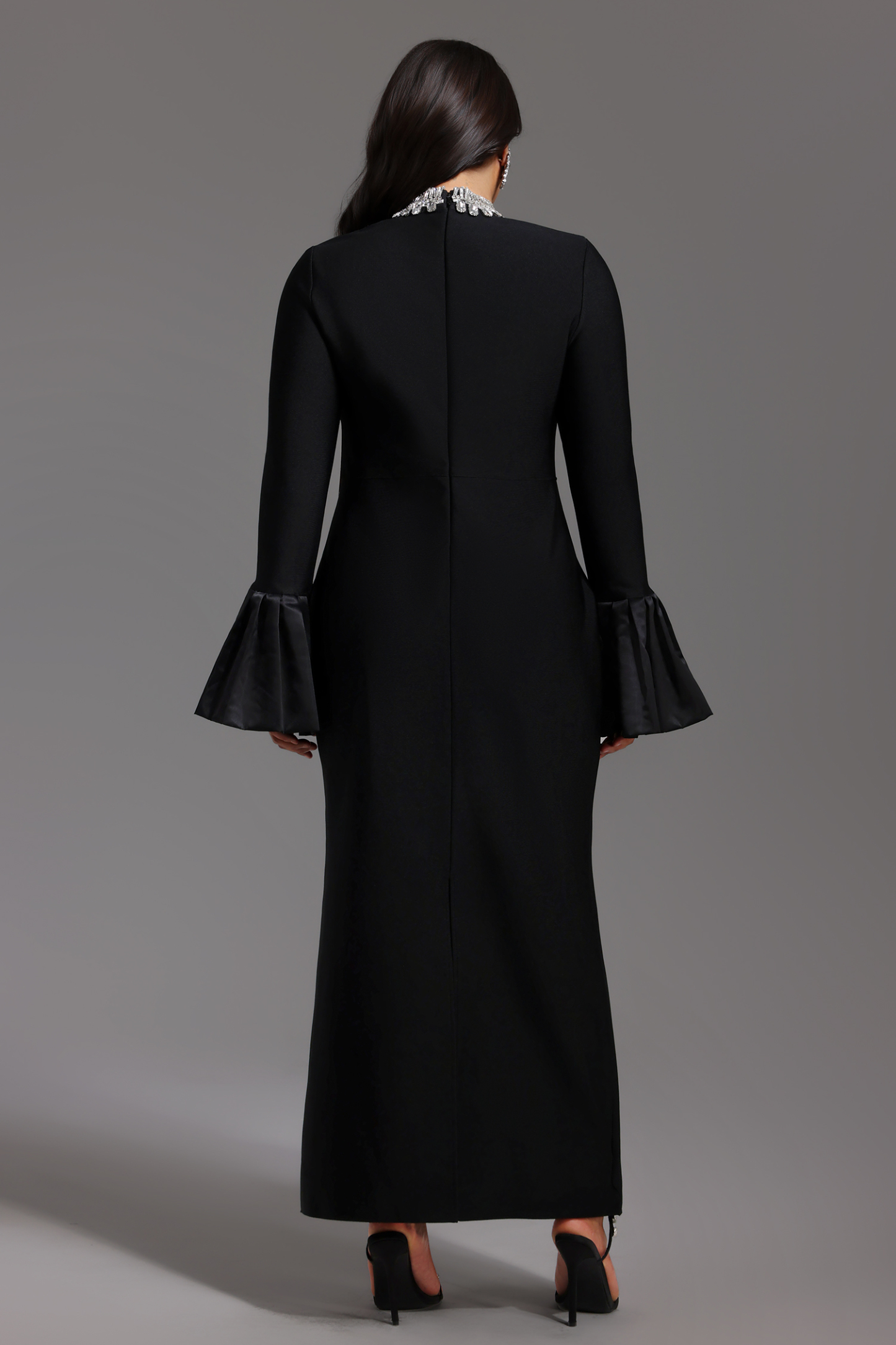 Virginie Diamante Bandage Maxi Dress