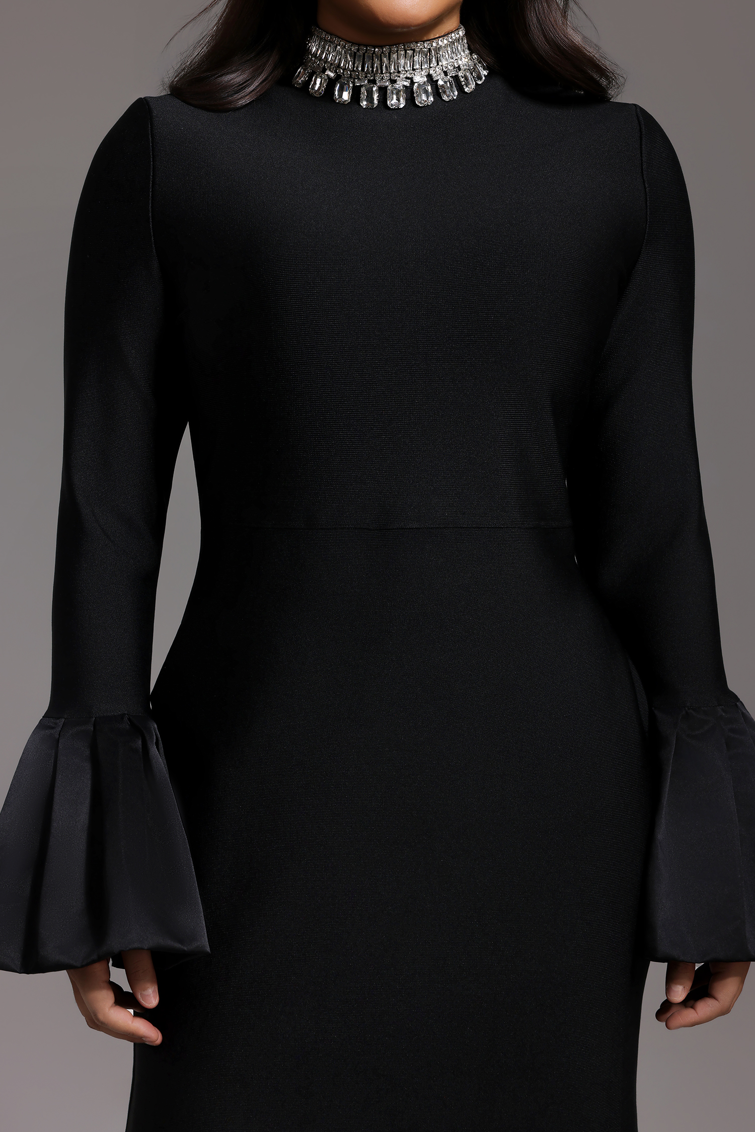 Virginie Diamante Bandage Maxi Dress