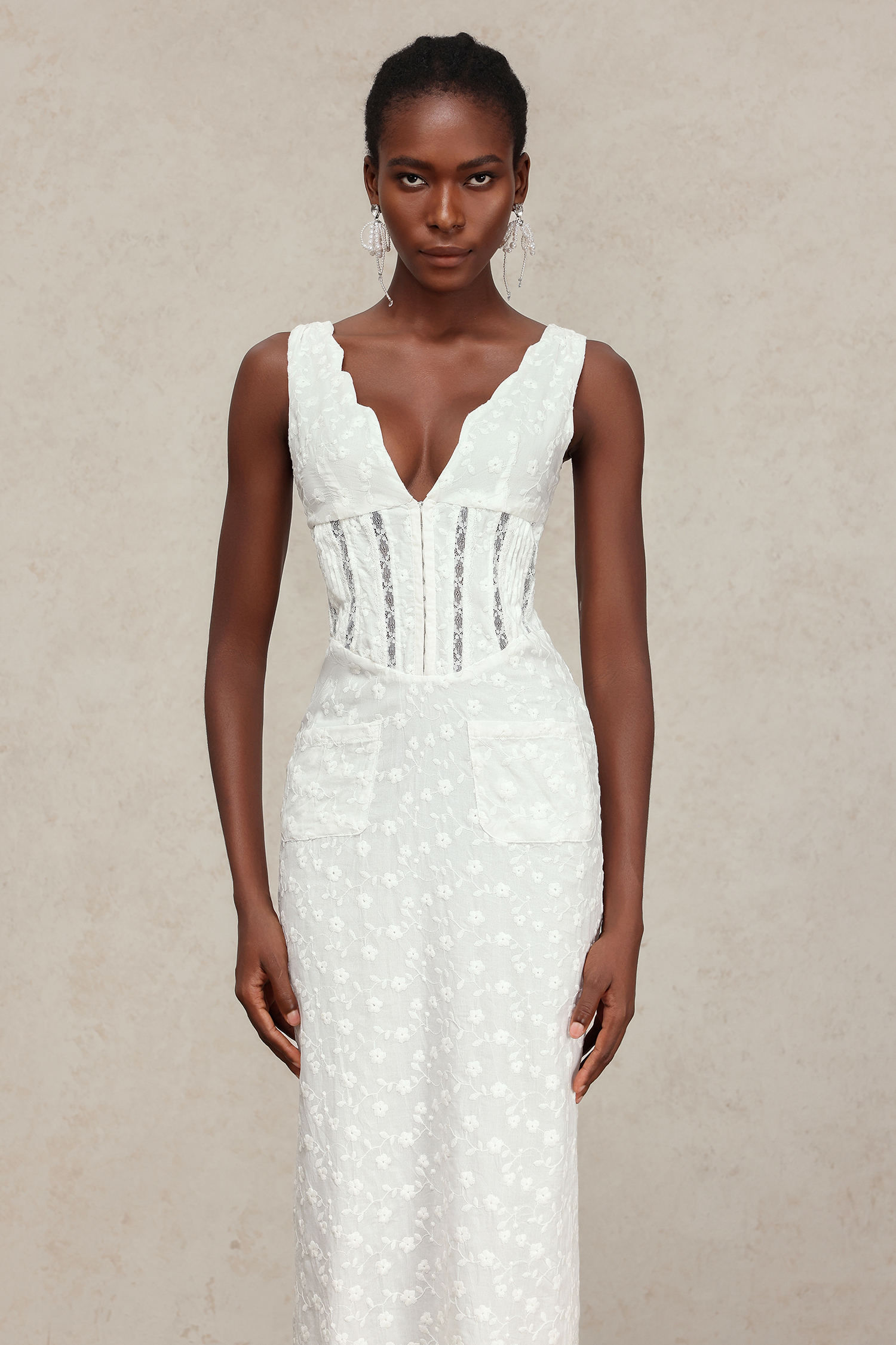 Yvonne Sleeveless V-Neck Maxi Dress