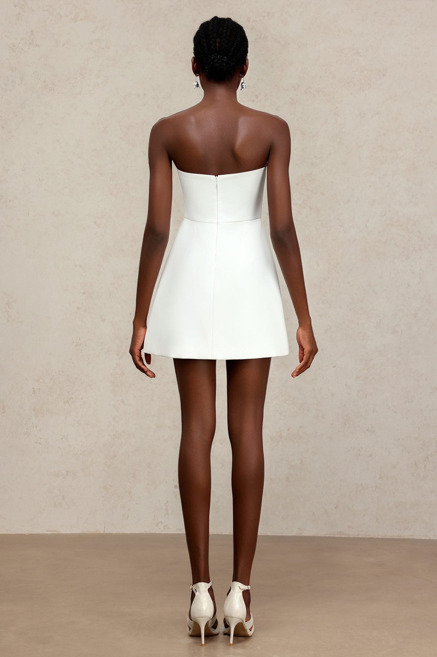 Ginny Sleeveless Embroidery Flowers Mini Dress