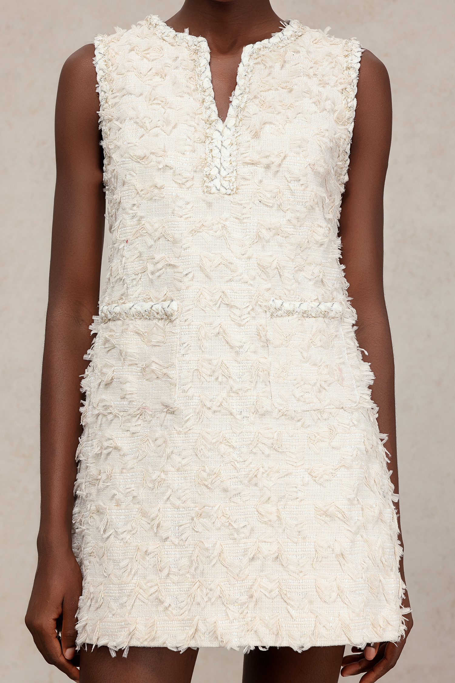 Megan V-Neck Sleeveless Mini Dress