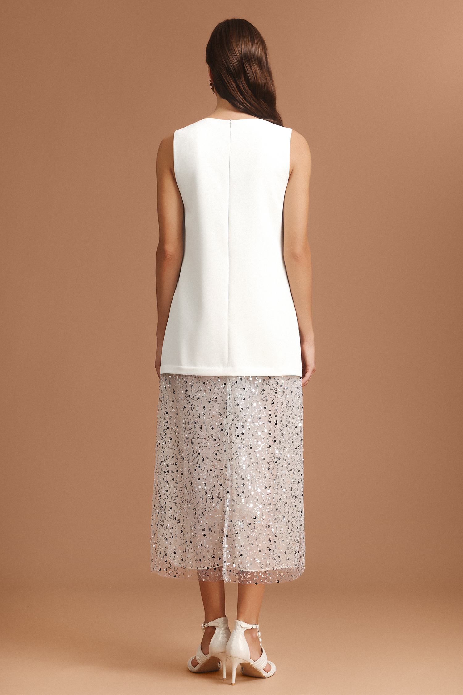 Parker Sleeveless Sequin Maxi Dress