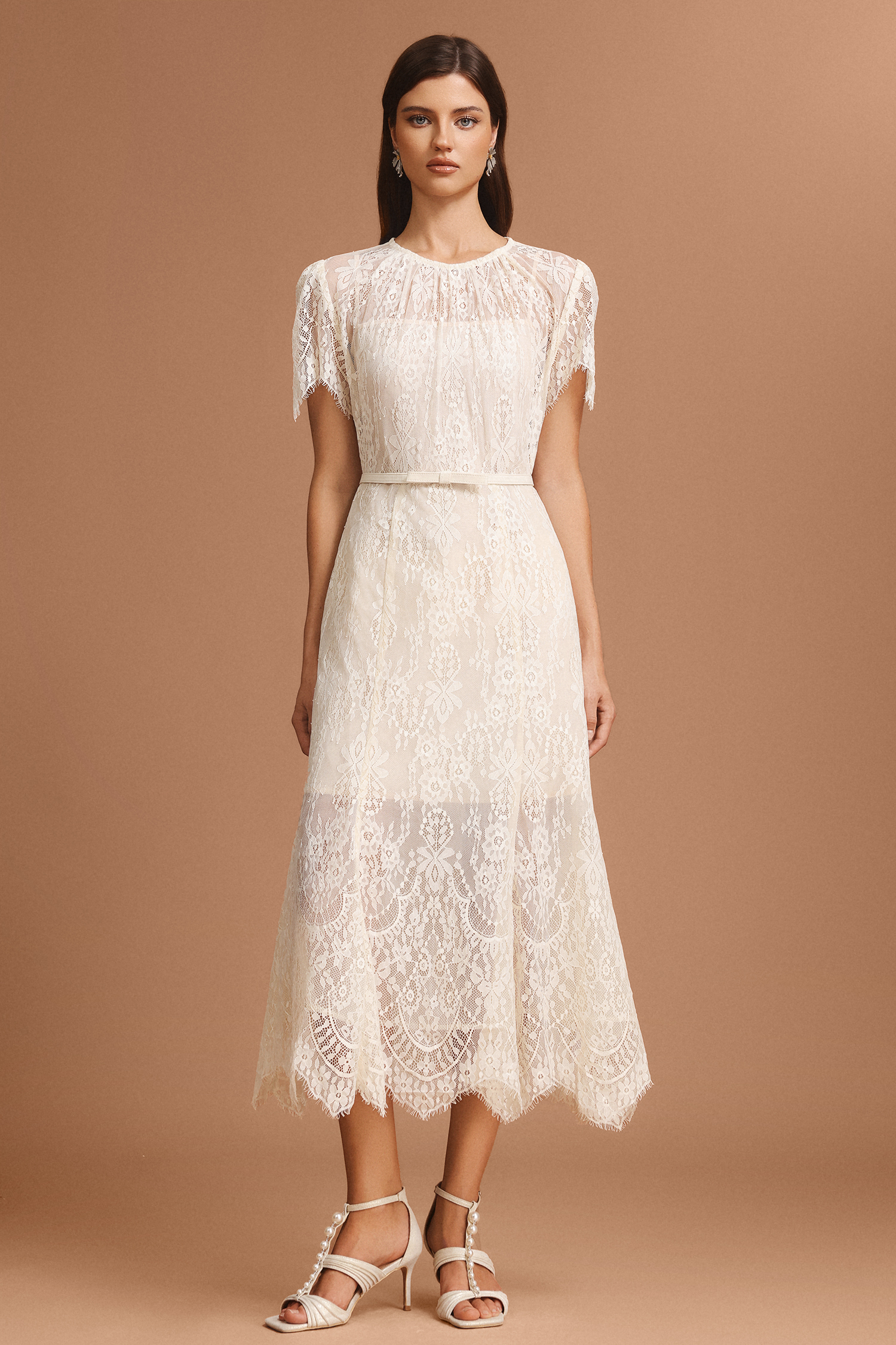 Makayah Round Neck Short Sleeves Maxi Dress