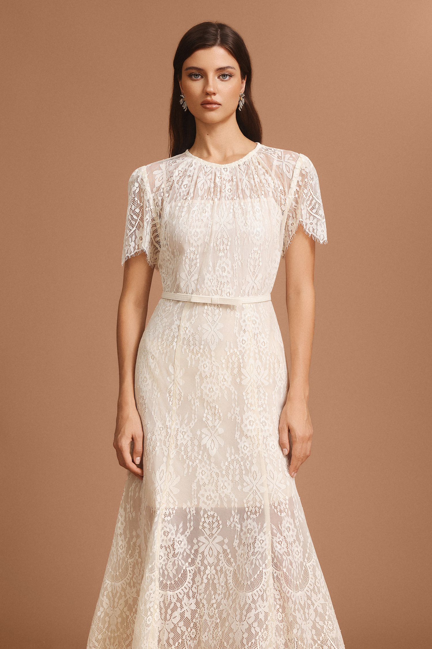 Makayah Round Neck Short Sleeves Maxi Dress