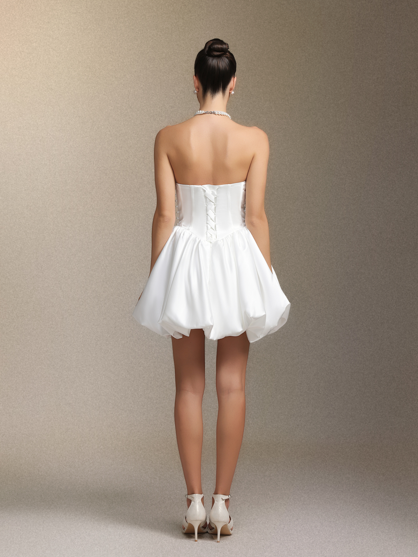 Debra Fishbone strapless mini dress