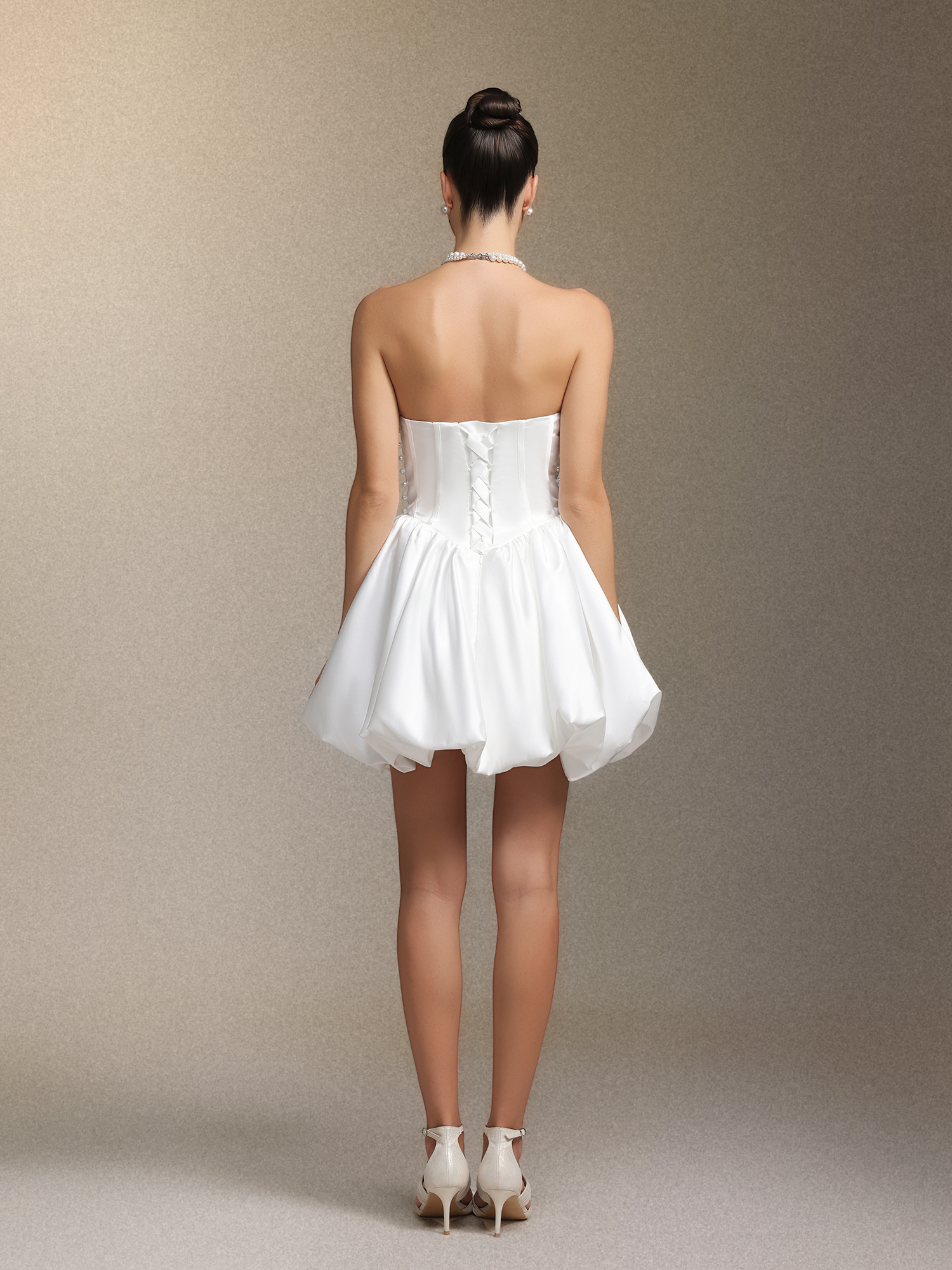 Debra Fishbone strapless mini dress