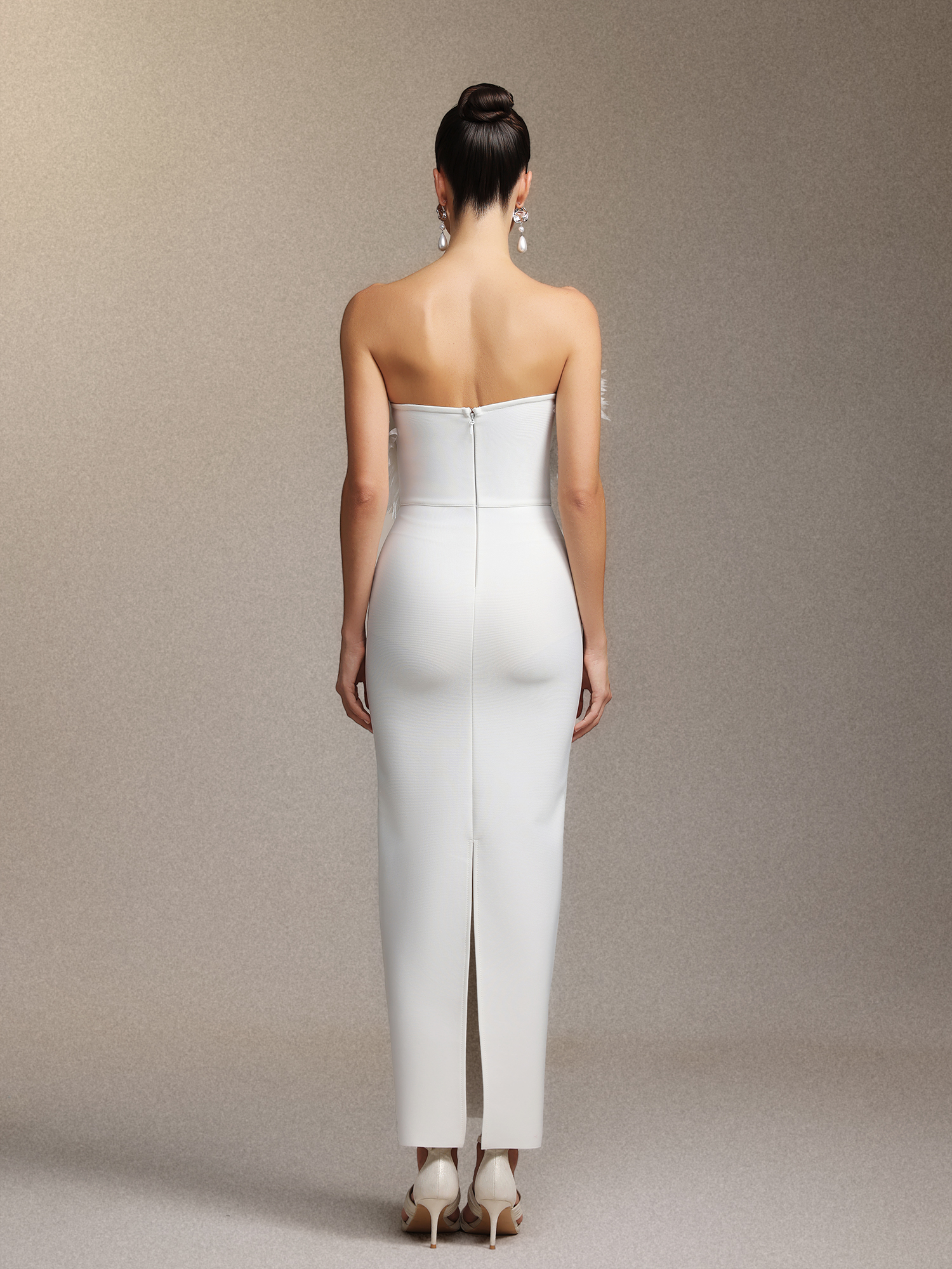 Rafik Sleeveless Flowers Tassels Bandage Maxi Dress